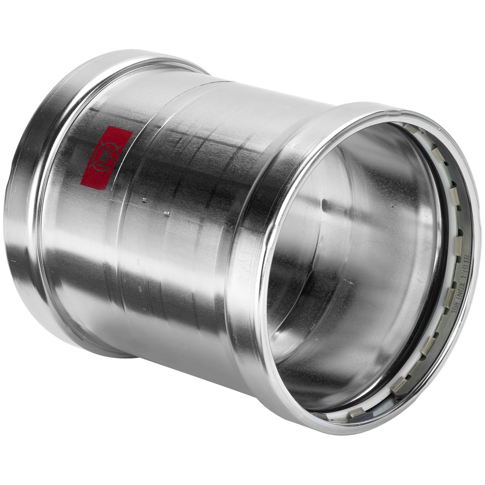 Viega Schiebemuffe Prestabo 76,1 mm Stahl unlegiert verzinkt SC-Contur EPDM 597771