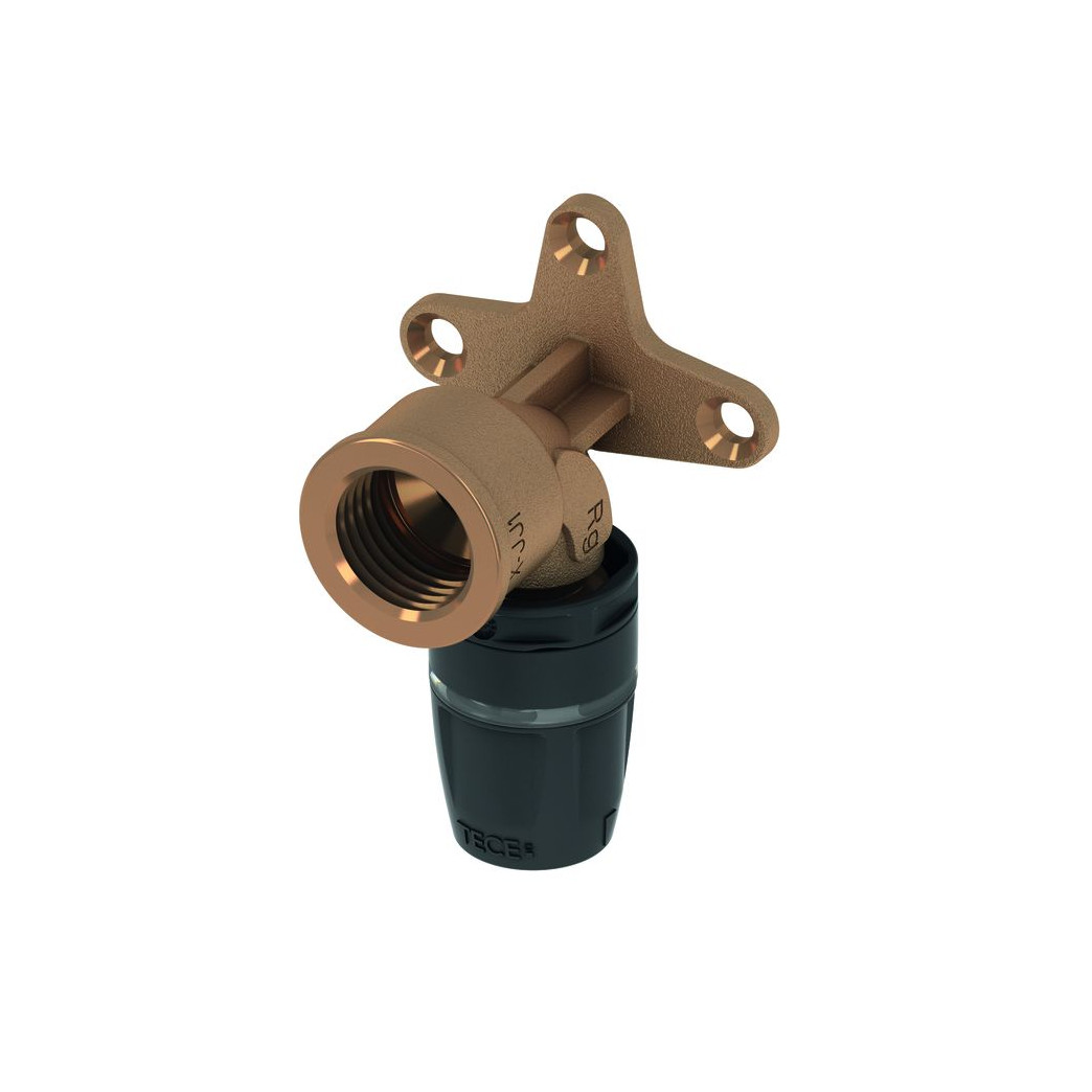 TECElogo-Push Wandscheibe 20 Rp 1-2 Rotguss Siliziumbronze 8723004