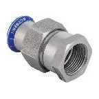 Geberit Mapress Edelstahl Übergangsverschraubung d22 Rp1 Innengewinde Überwurfmutter 35359