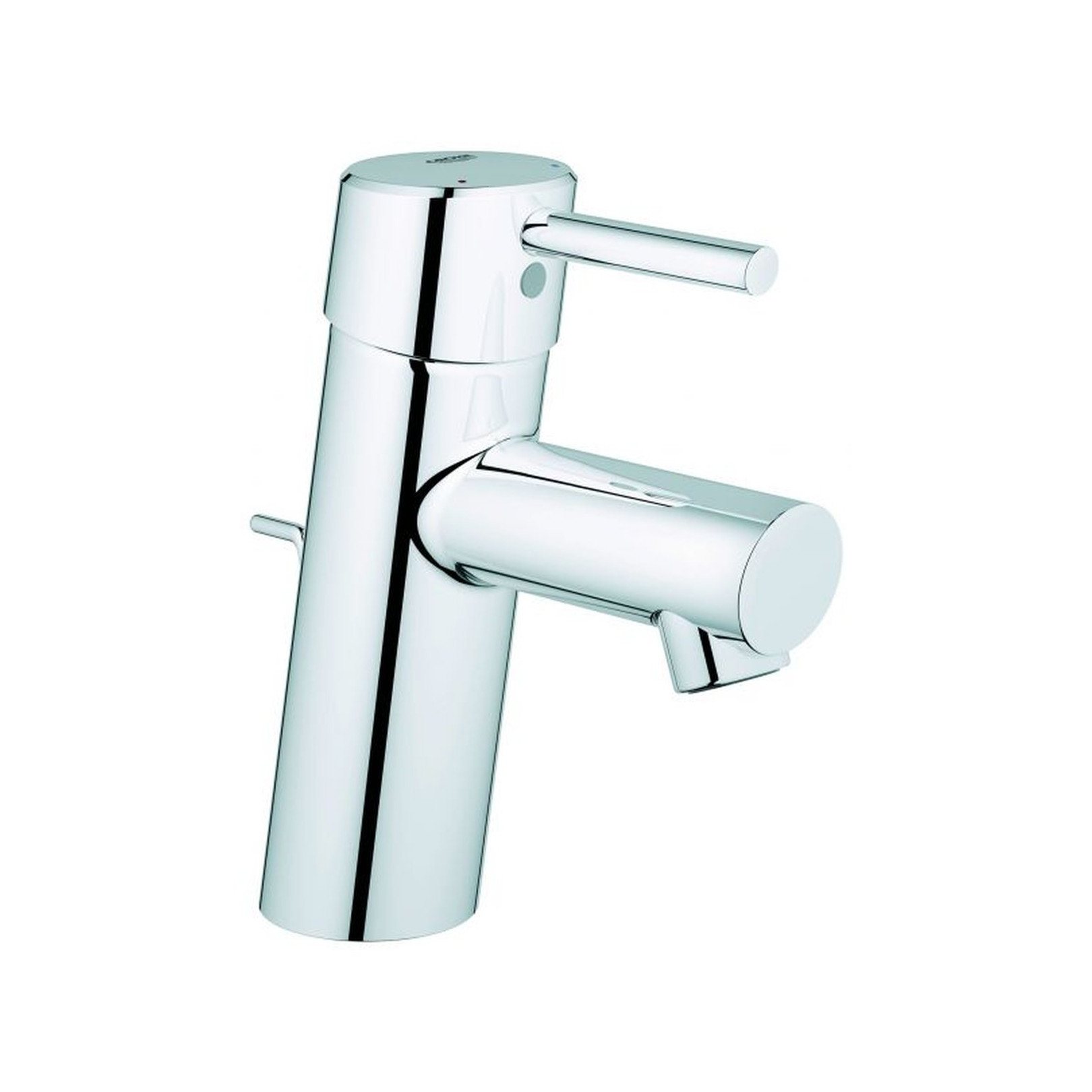 GROHE Waschtischarmatur Concetto Einhebel DN15 Chrom Zugstangen-Ablaufgarnitur SilkMove 32204001