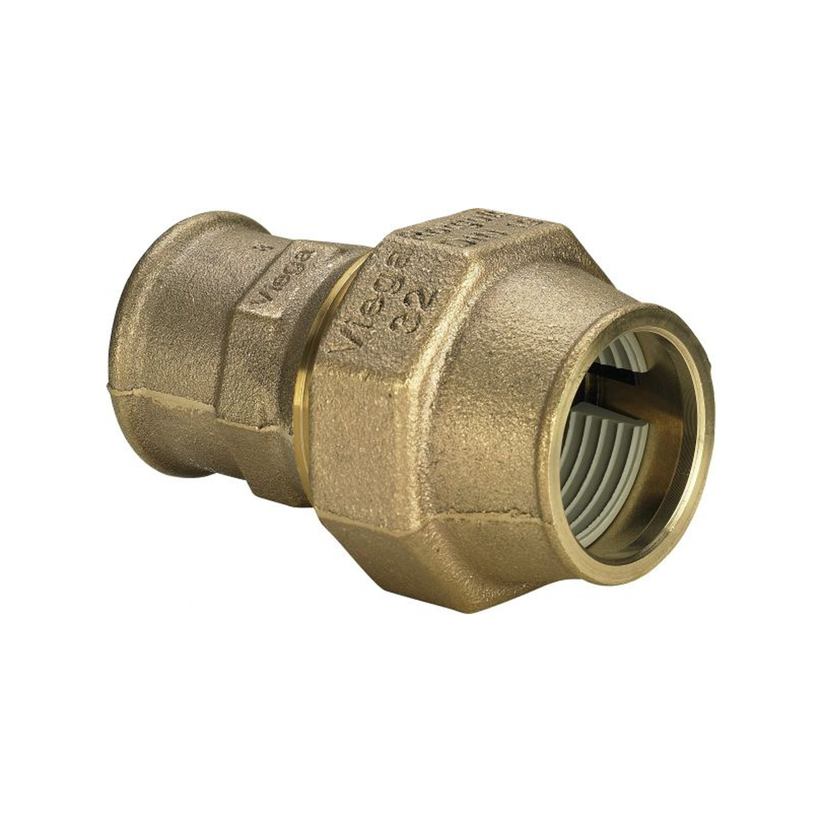 Viega Verschraubung Maxiplex 9031 40 mm Rp 1 1/4 Rotguss Innengewinde Mehrkant 275372