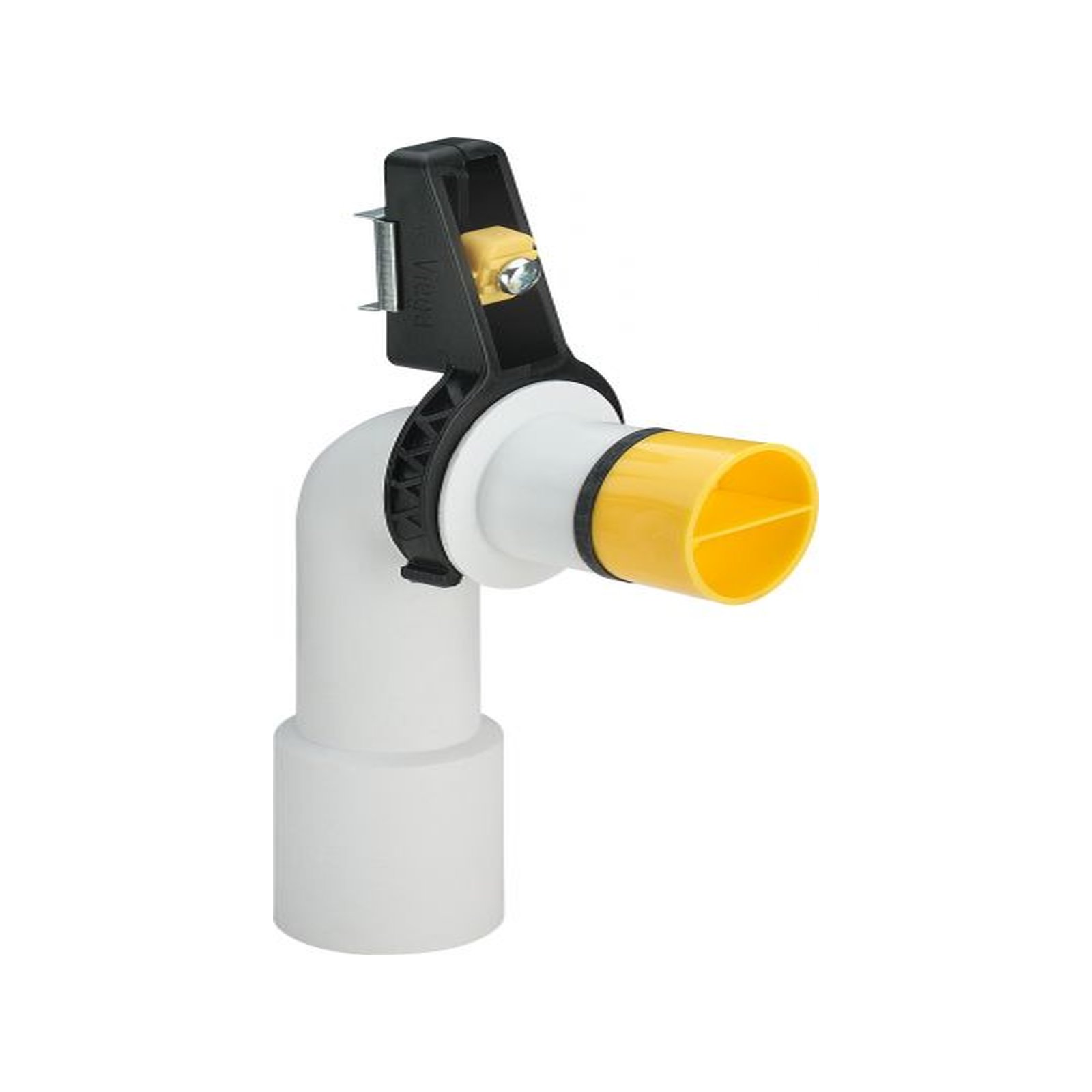 Viega Ablaufbogen 90 Grad 2125.9 Halterung Kunststoff DN40 DN50 weiß 329730