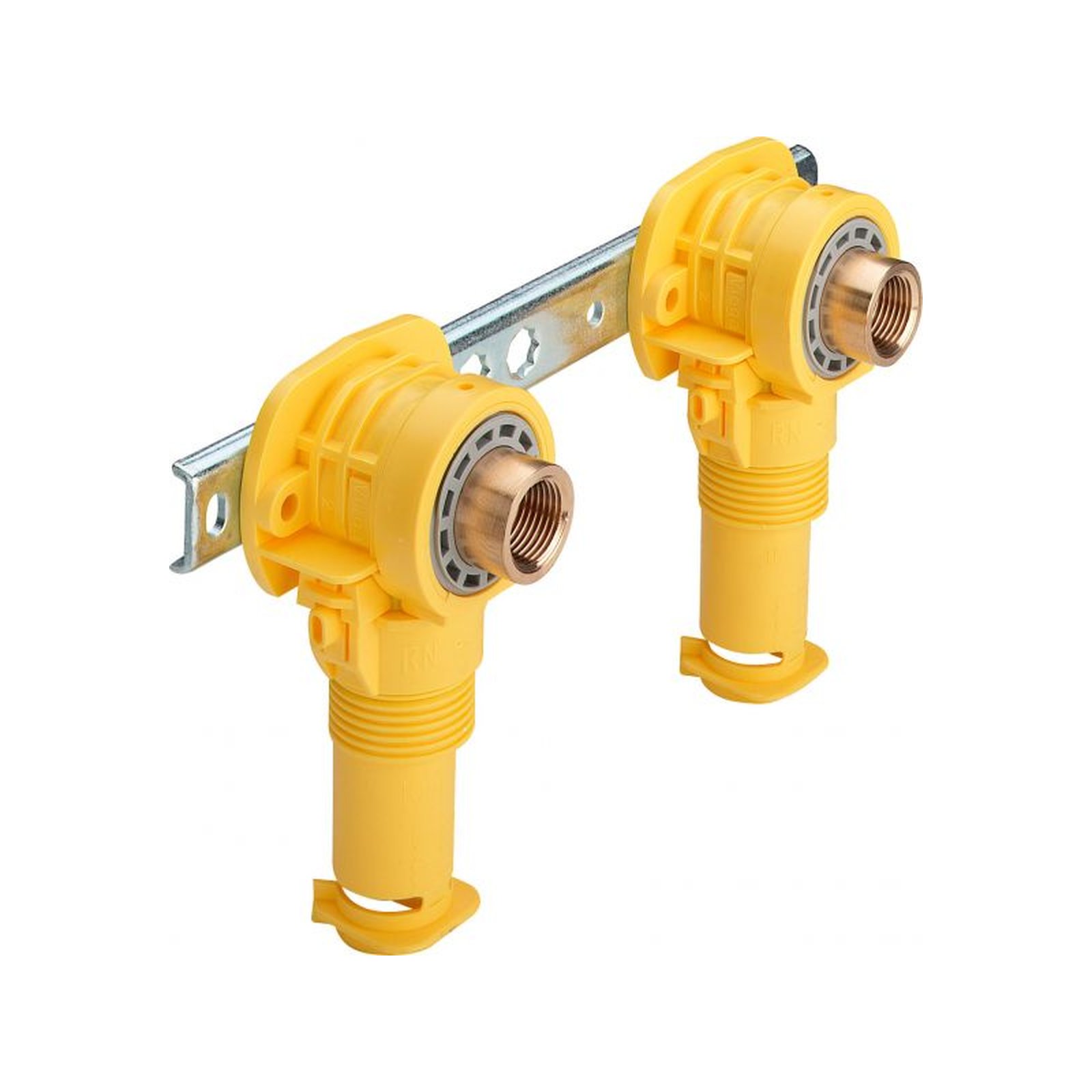 Viega Pressfitting Sanfix P 2121.01 Montageeinheit 16x1/2 Zoll SC-Contur Rotgusswinkel 302818