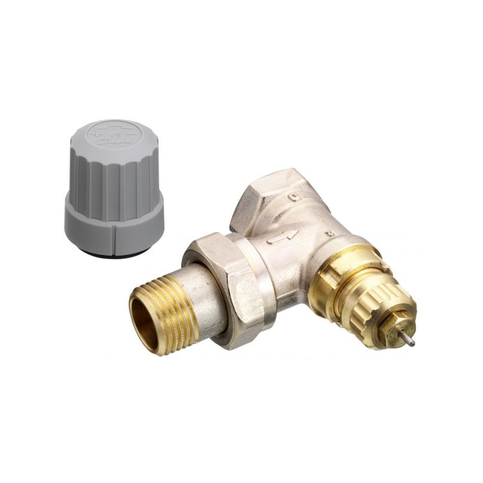 Danfoss Ventilgehäuse RA-FN 15 R 1-2 Eck vernickelt Einbau Rücklauf 013G3227