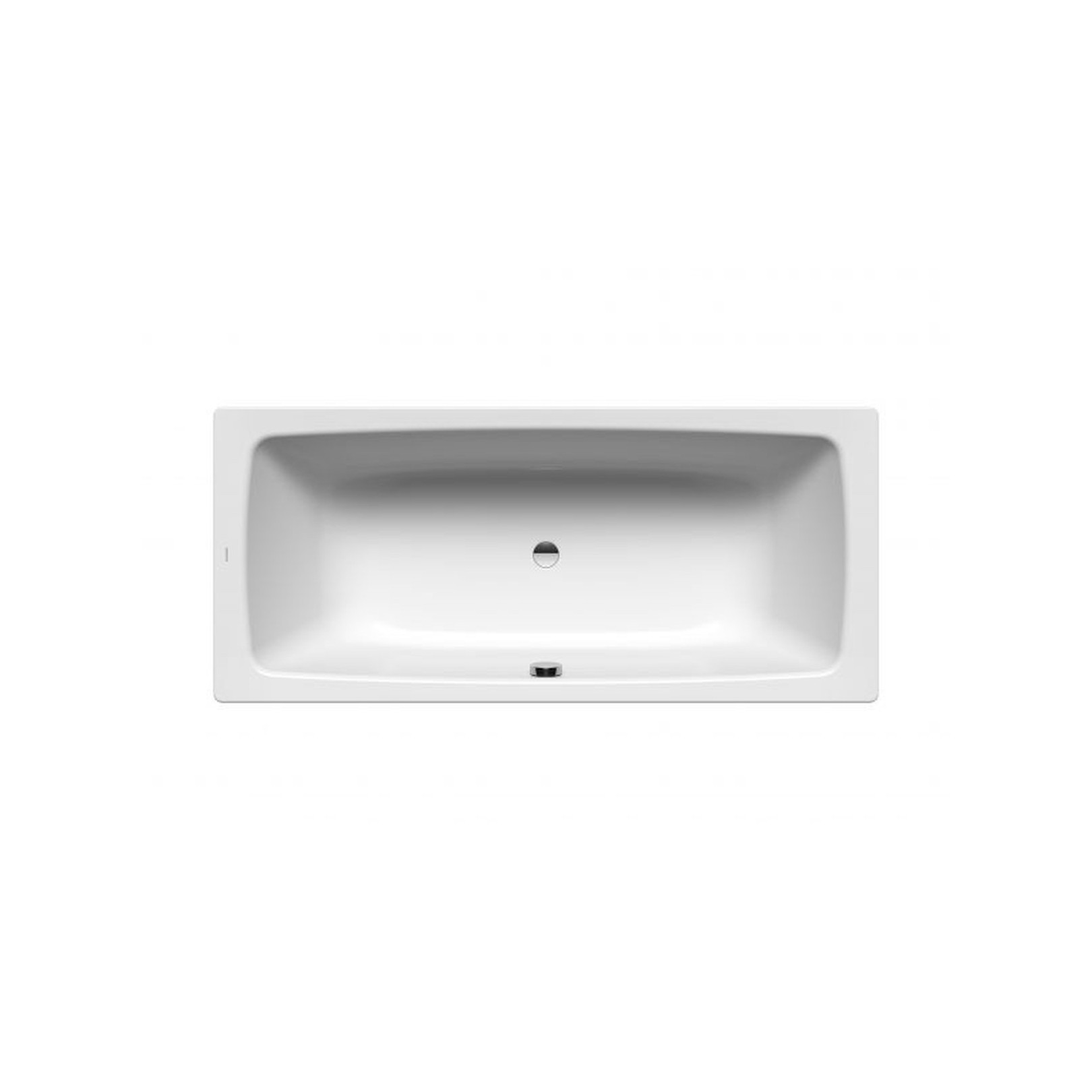 Kaldewei Badewanne Cayono Duo 724 170x75x41 cm Stahl-Emaille alpinweiß Mittelablauf 272400010001
