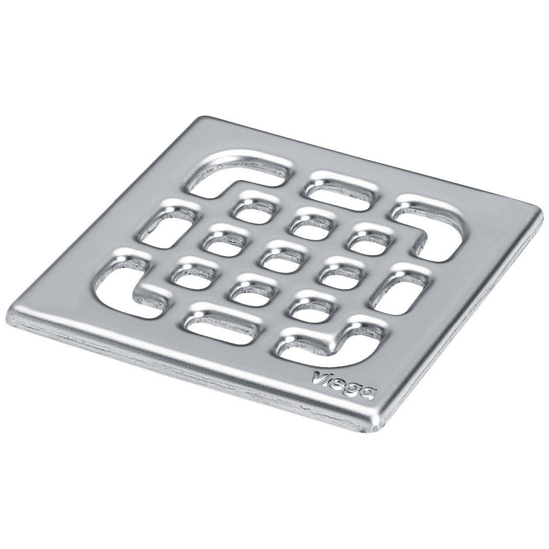 Viega Rost 4933.3 Edelstahl 1.4301 gezogen 94x94mm nicht verschraubbar 554026