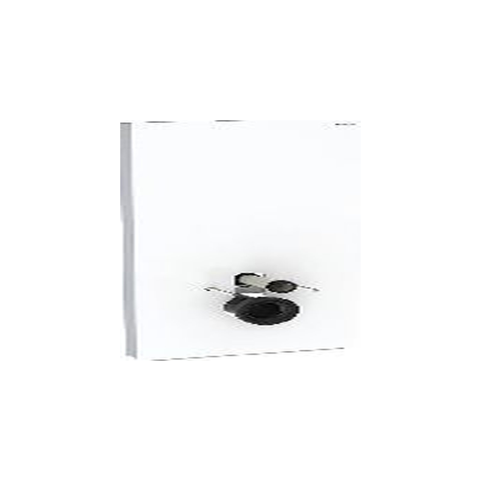 Geberit Sanitärmodul Monolith Wand-WC 114cm Glas weiß Aluminium gebürstet 2-Mengen-Spülung 131031SI5