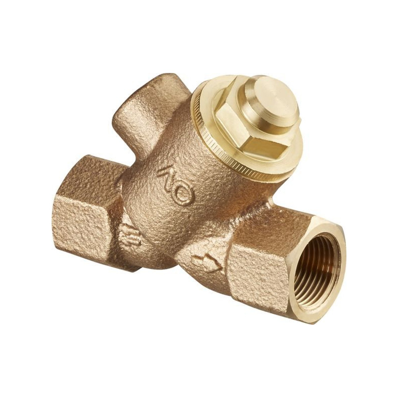 Oventrop Rückschlagventil DN15 G1-2IG PN25 FKM-Dichtung Rotguss 1072004