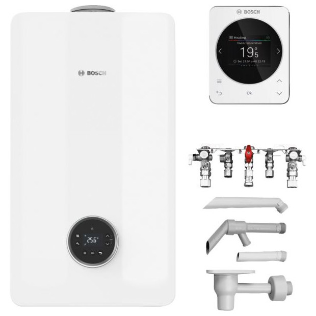 Bosch Gas-Brennwertgerät GC5300iW 20/30 C 23 Paket CR120 IW-MV-1 7739623272