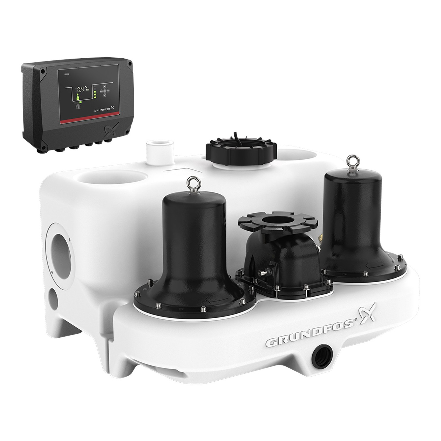 Grundfos Fäkalienhebeanlage Multilift MD.12.3.4 3x400V 1.5kW CEE 97901085