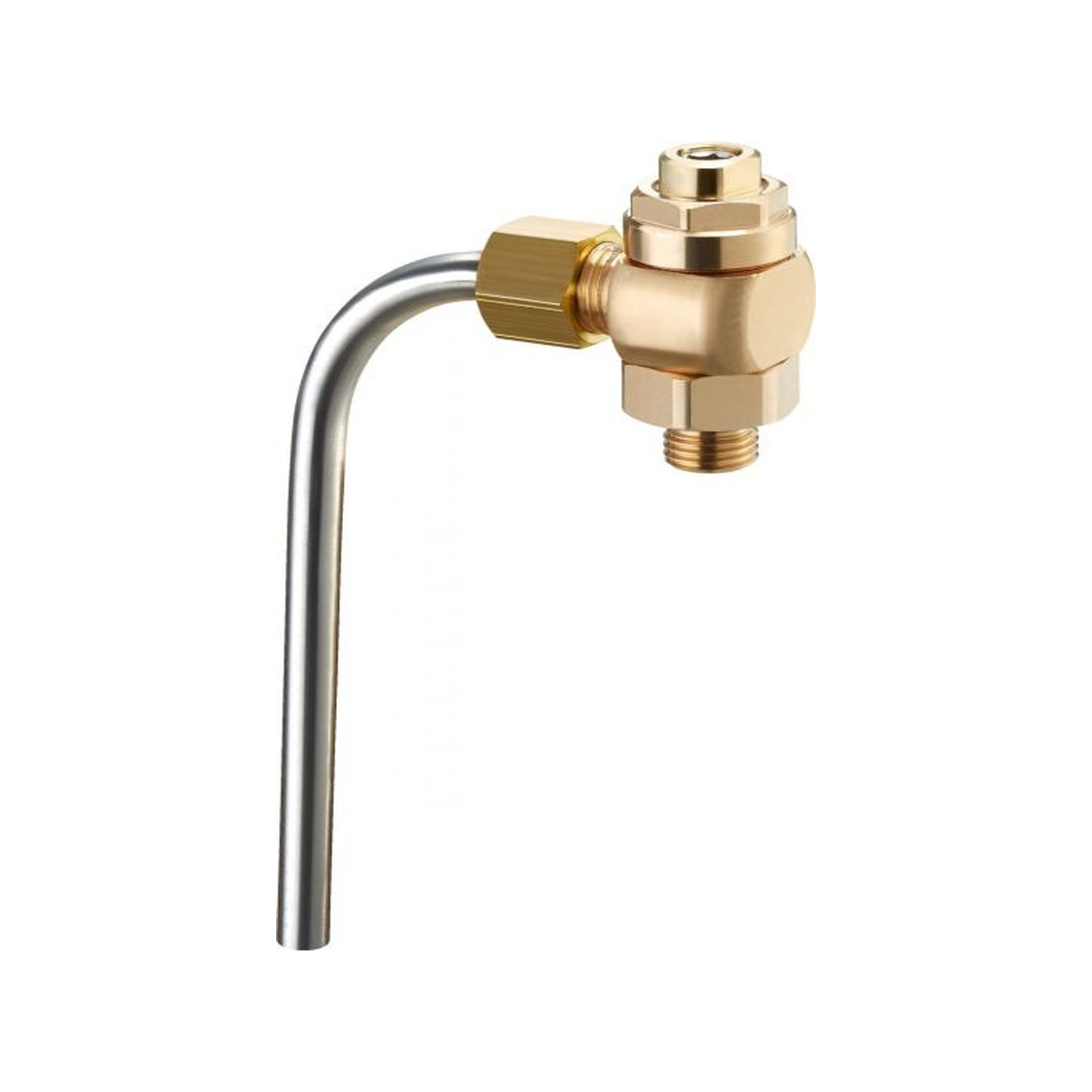 Buderus Probenahmeventil Aquastrom P DN 8 G 1/4 Rotguss Edelstahl 4209102