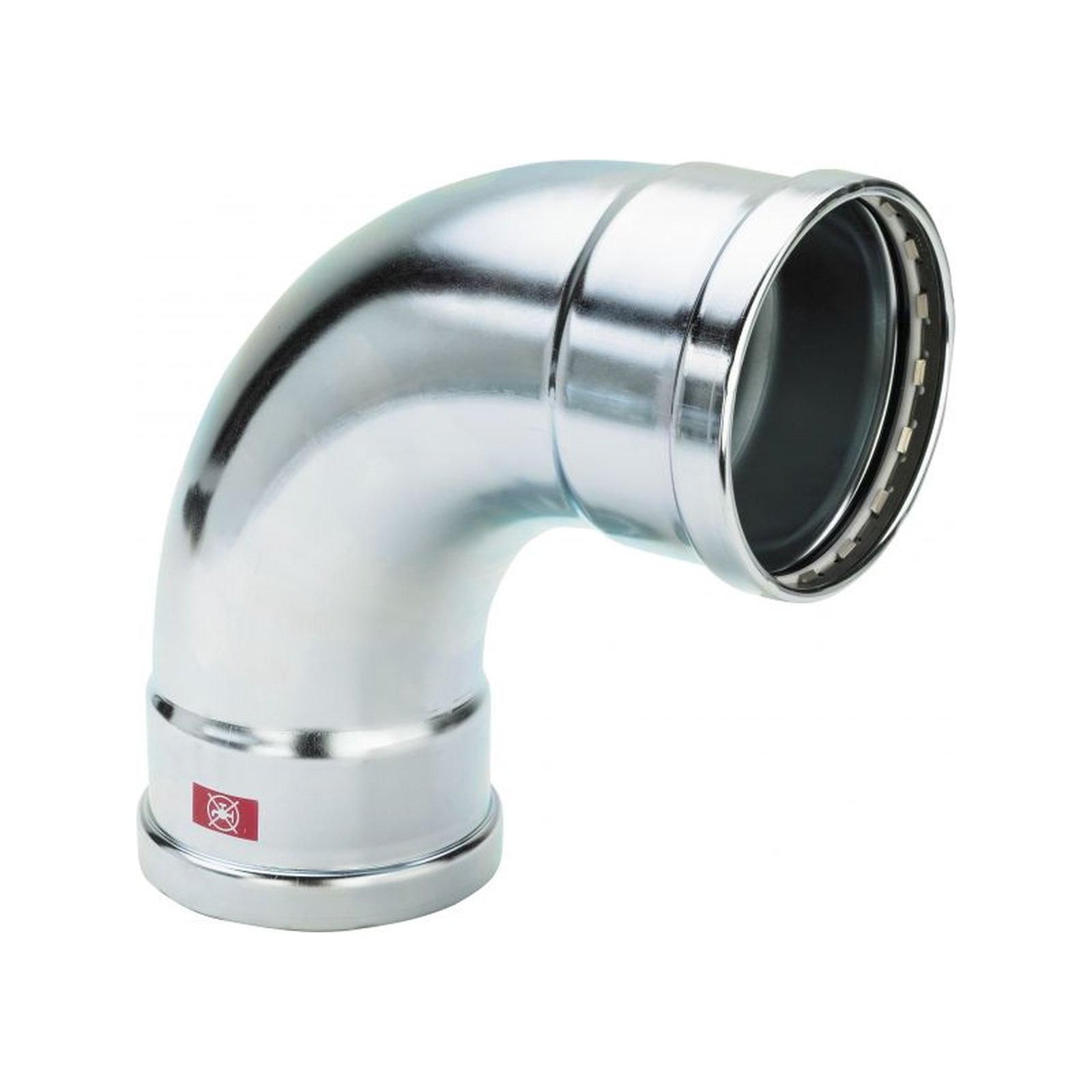 Viega Bogen Prestabo 90Grad 76,1mm Stahl unlegiert verzinkt SC-Contur Pressanschluss EPDM 597566 Bogen PRESTABO 90 Grad, 597580 88,9mm, Modell 1116XL, a.unlegiert.Stahl
