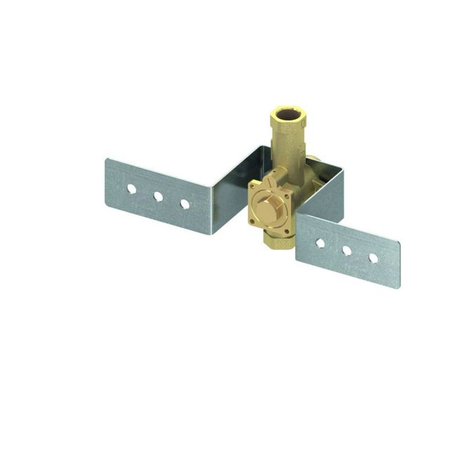 TECE Urinalspülergehäuse U1 Nassbau Haltebügel 1/2 Zoll IG Vorabsperrung Rohbauschutz 9370021