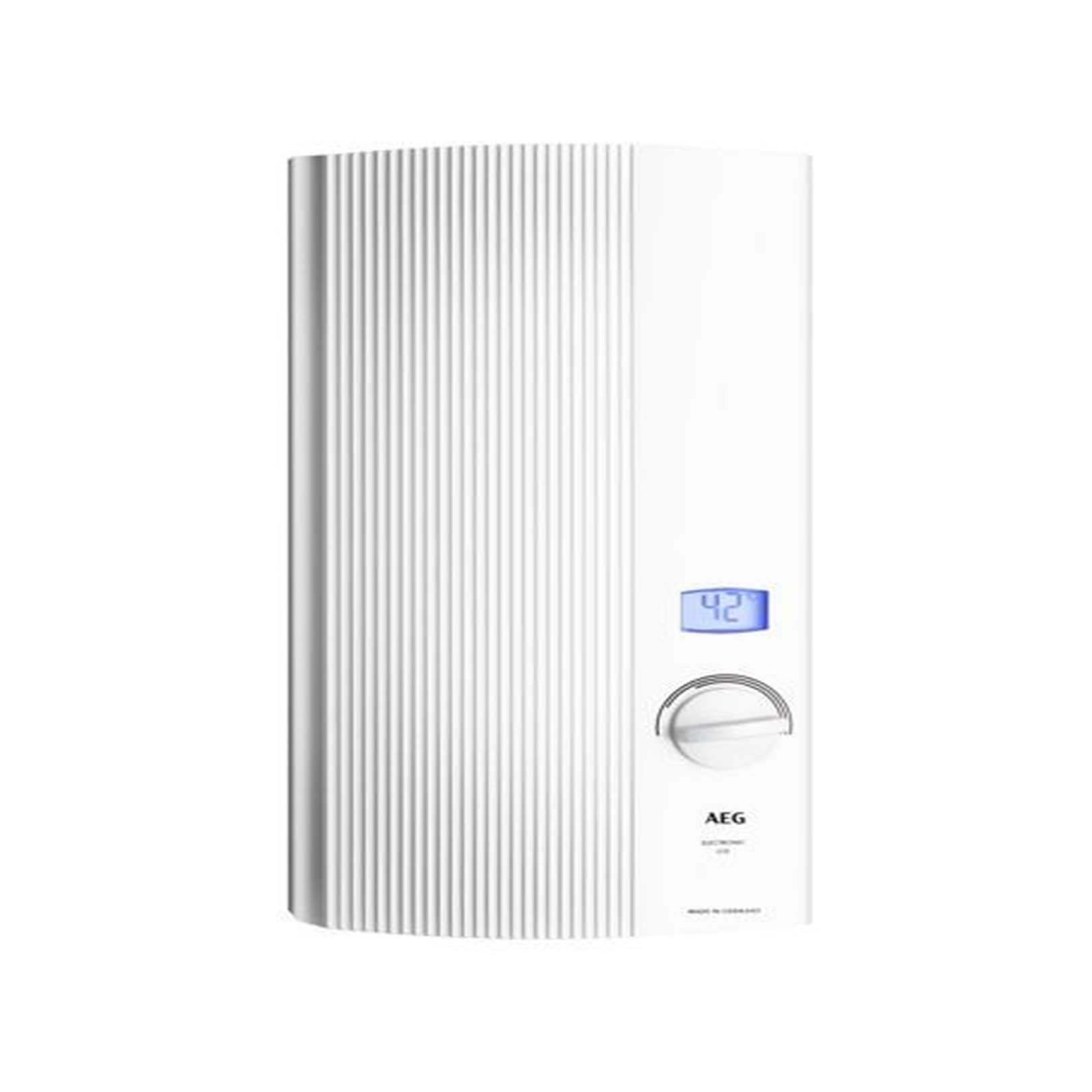 AEG Durchlauferhitzer DDLE LCD 222394 18 21 24 kW 400 V elektronisch LC-Display weiß