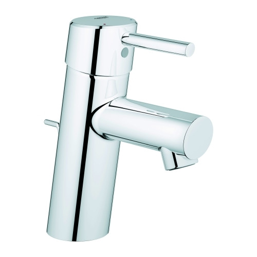 Grohe Waschtischarmatur Concetto Einhebel DN15 Chrom Zugstangen-Ablaufgarnitur SilkMove 32204001