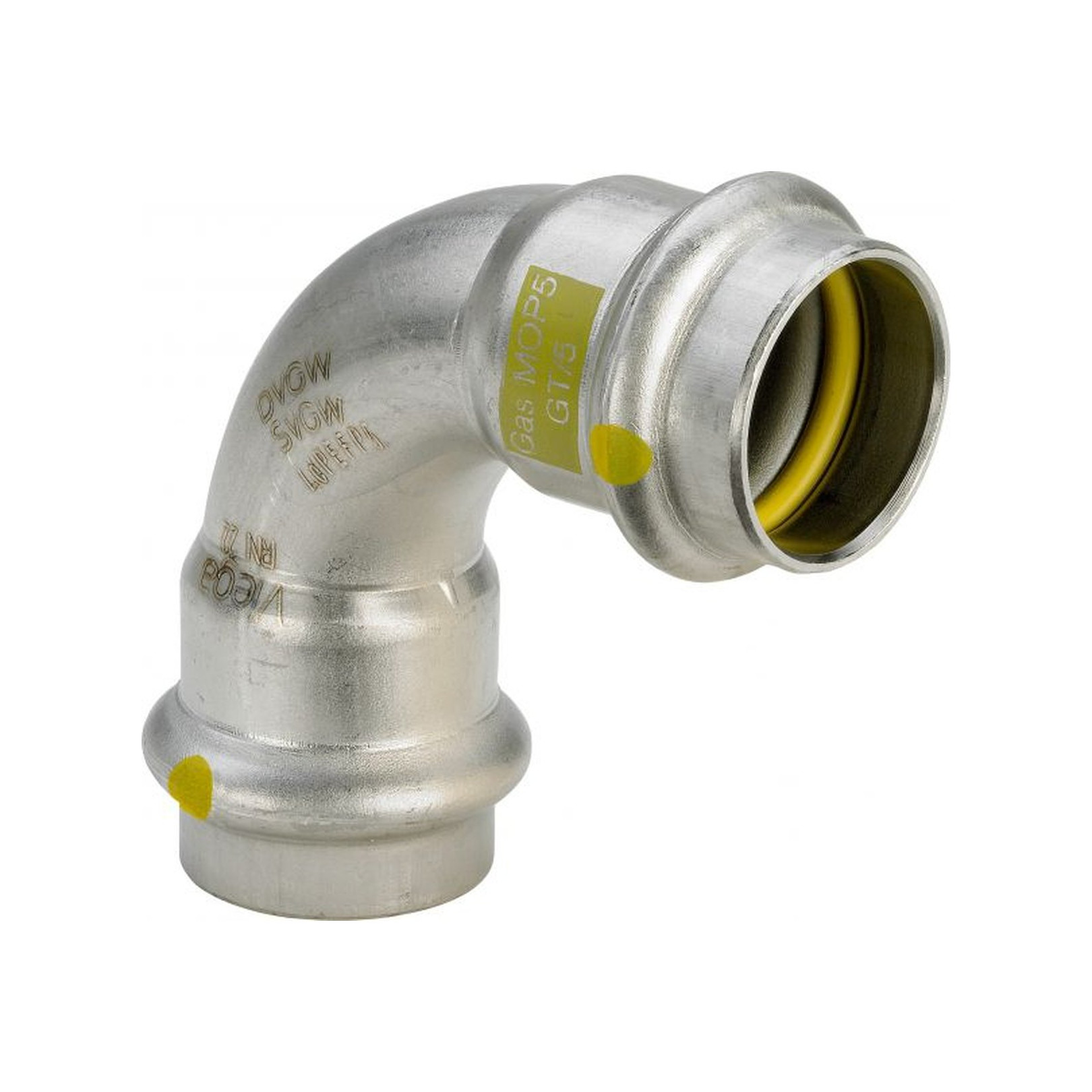 Viega Sanpress Inox G 0216 Bogen 90 Grad 22mm Edelstahl SC-Contur 485801