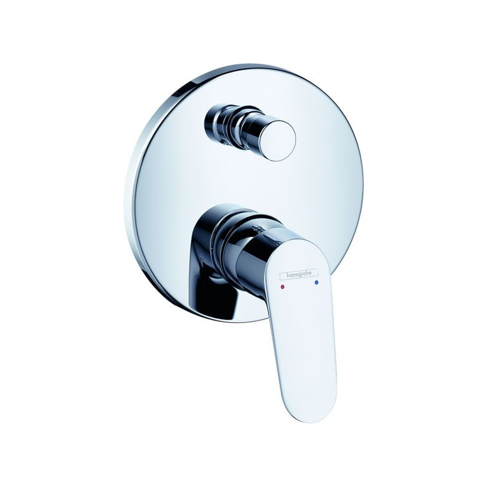 Wannenmischer Unterputz Focus Fertigset chrom