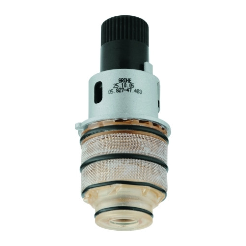 Grohe Thermostat-Kompaktkartusche 3/4 Zoll Grohtherm Serie TurboStat Dehnstoff-Thermoelement 47483000