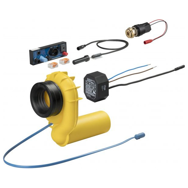 VIEGA Ausstattungsset Spülauslösung verdeckt Prevista Dry Urinalelement 8560.33 Absaugeformstück Kartuschenventil Netzteil 785956