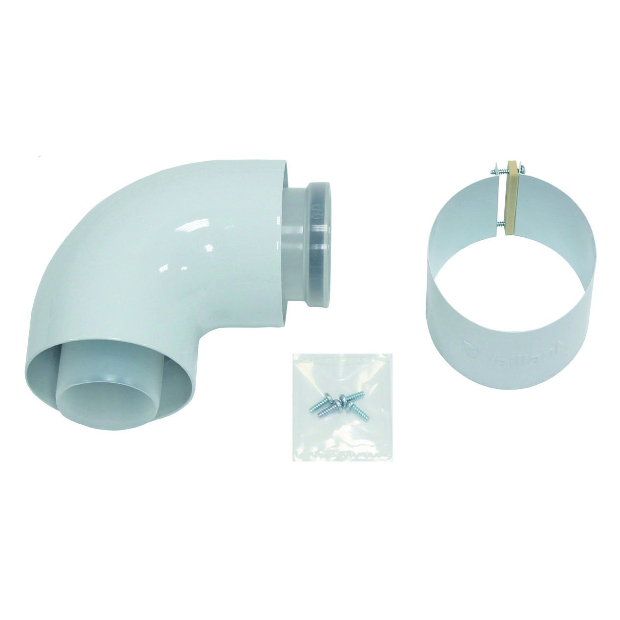 Vaillant Bogen 87 Grad konzentrisch PP 60 100 mm Brennwert Luft Abgasführung 303910