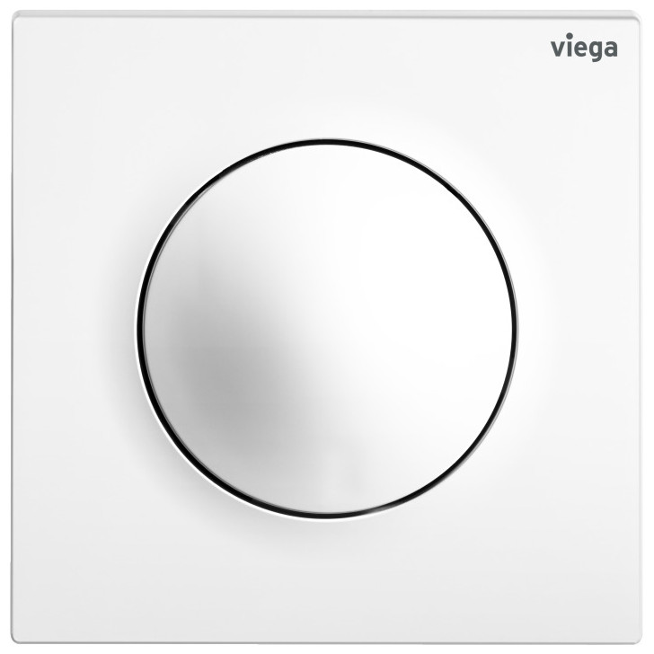 Viega Urinal Betätigungsplatte VfS 20 8610.2 Kunststoff weiß-alpin Prevista Visign for Style 20 774493