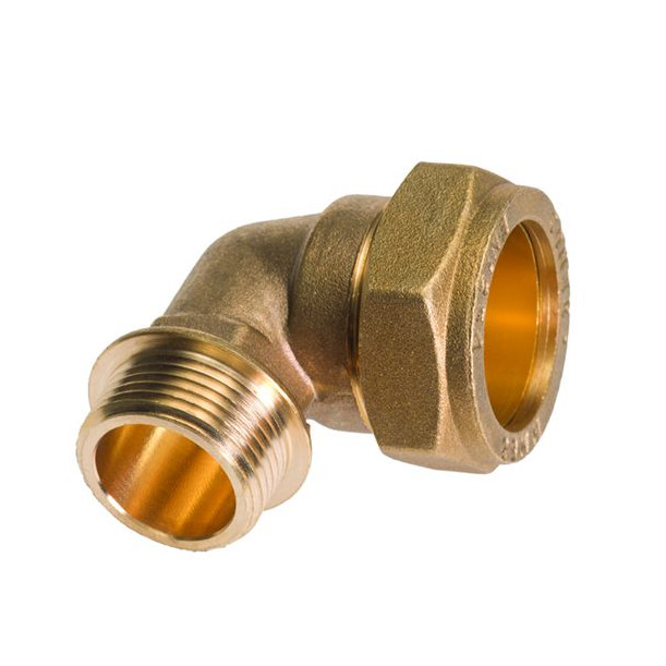 IBP Gewindefitting Winkel 90Grad Conex 402 12 G-1-2-Aussengewinde Messing D0350CO402