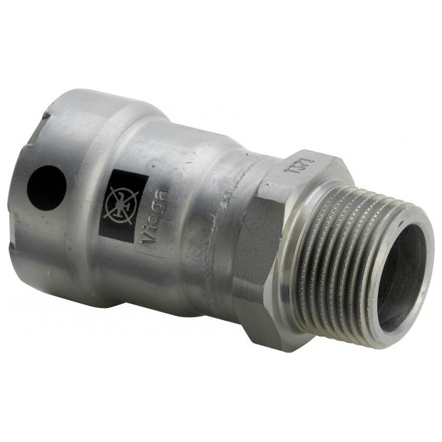 Viega Pressfitting Uebergangsstueck Megapress 740160 4211 1-2-Zoll x 10-a SC-Contur EPDM Dichtelement 4015211740160