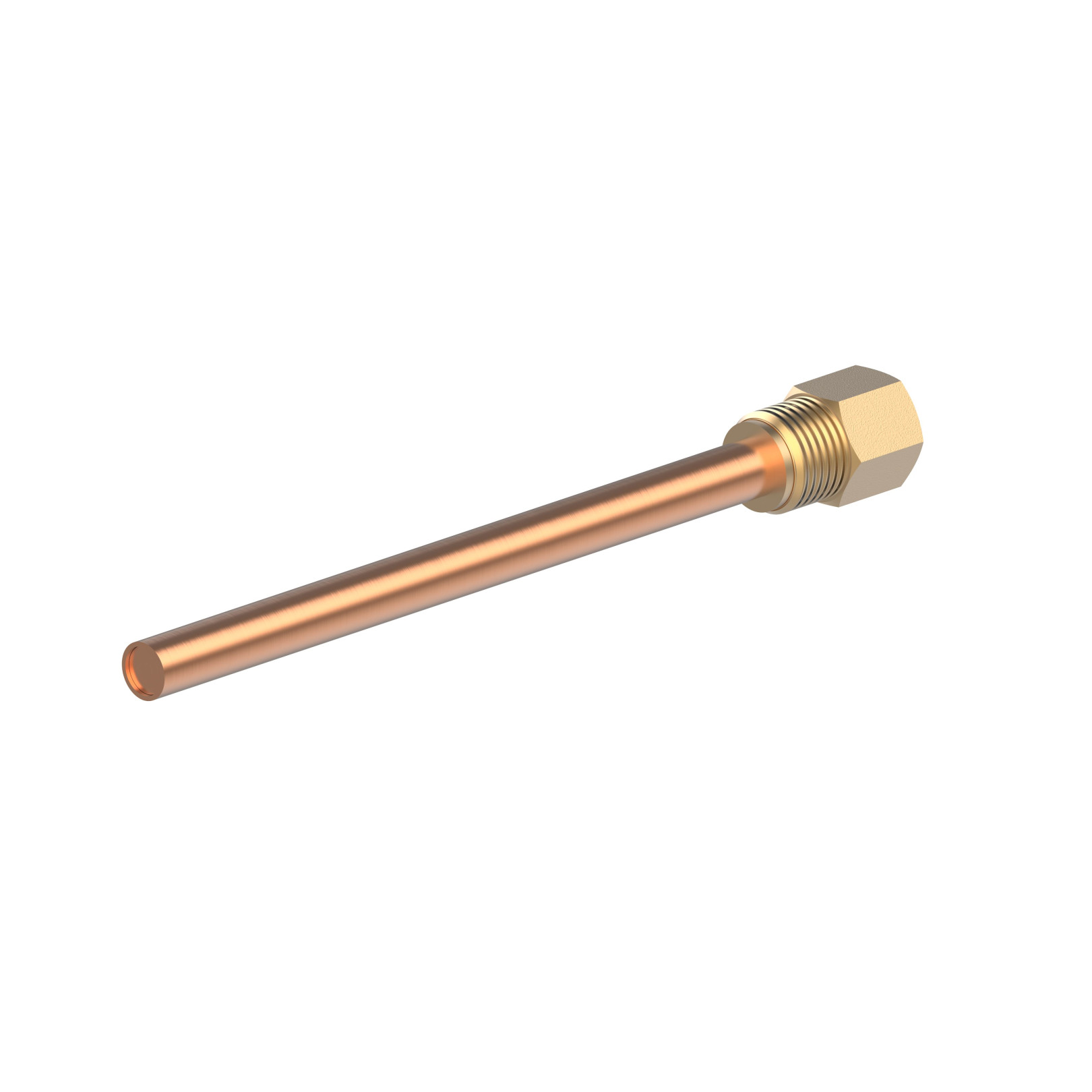 Danfoss Tauchrohr Messing 182 mm Rp 1-2 Außengewinde 013U0290