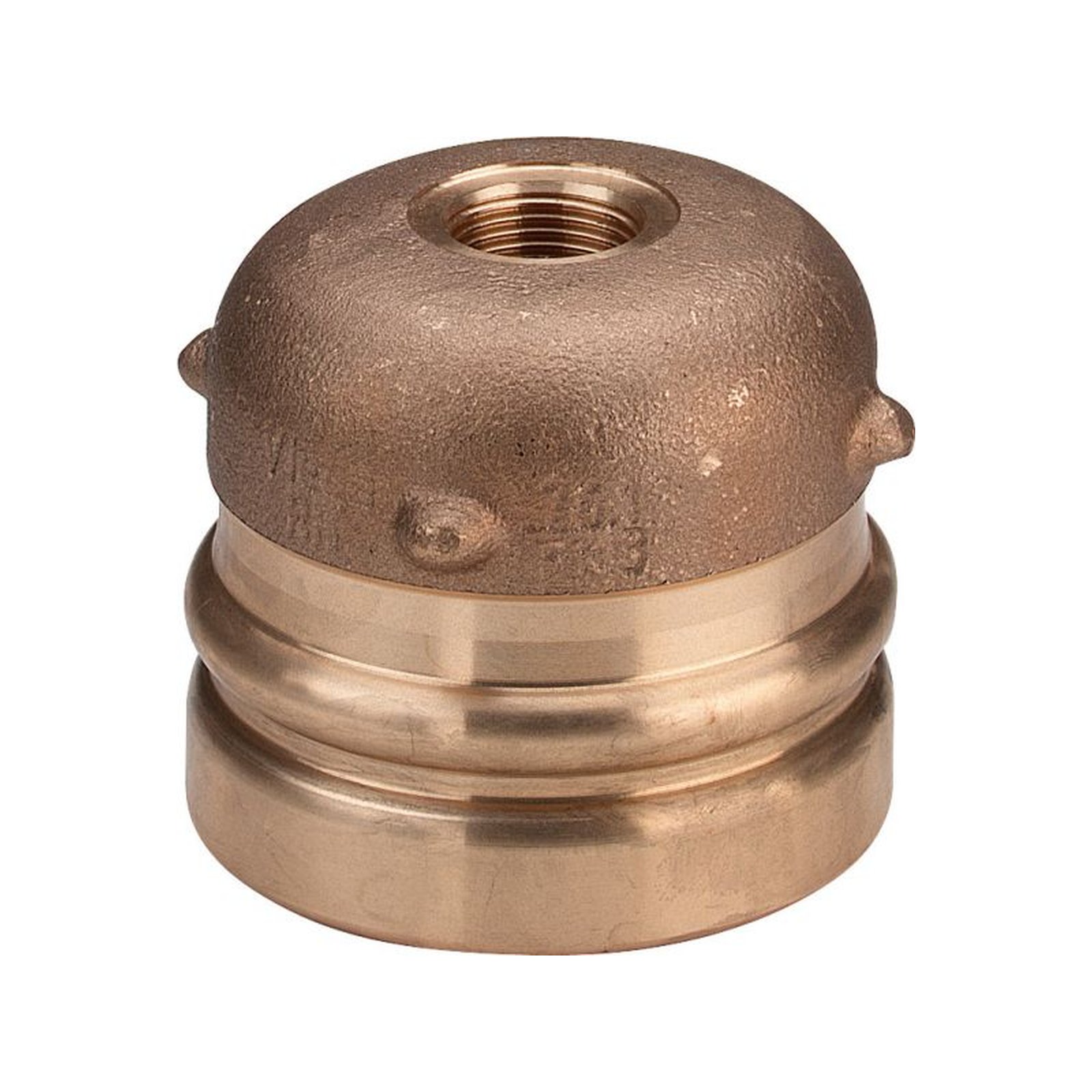 Viega Verschlusskappe Sanpress XL 2256 76.1 mm Rp 3/4 Rotguss SC-Contur EPDM 353377