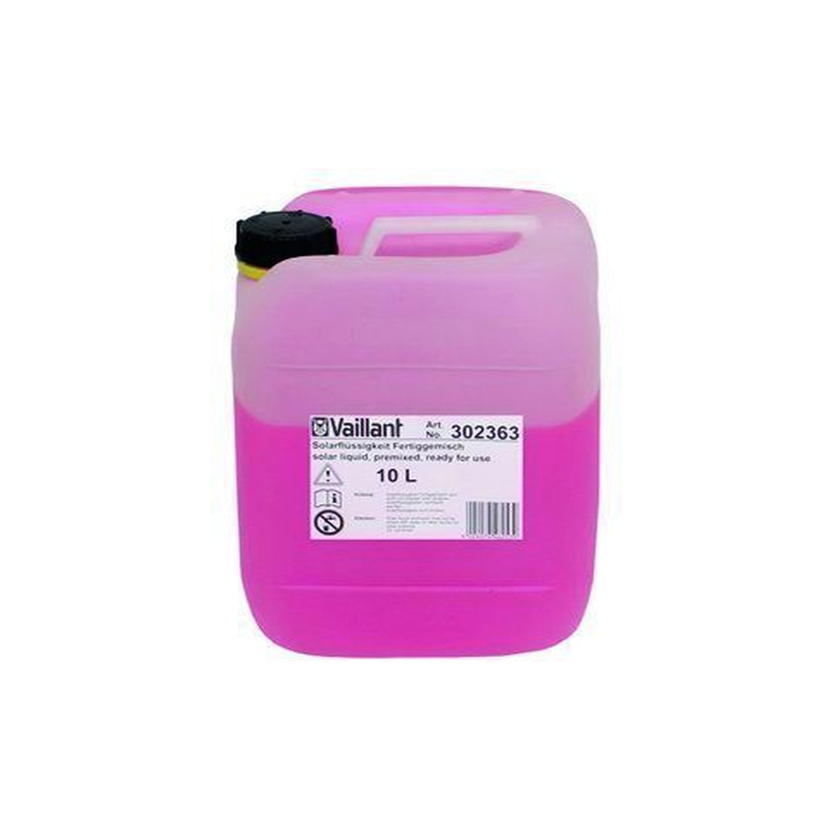 Vaillant Solarflüssigkeit Fertiggemisch Hochleistungs-Solarflüssigkeit 10 l Kanister Frostschutz bis minus 28 Grad C 302363