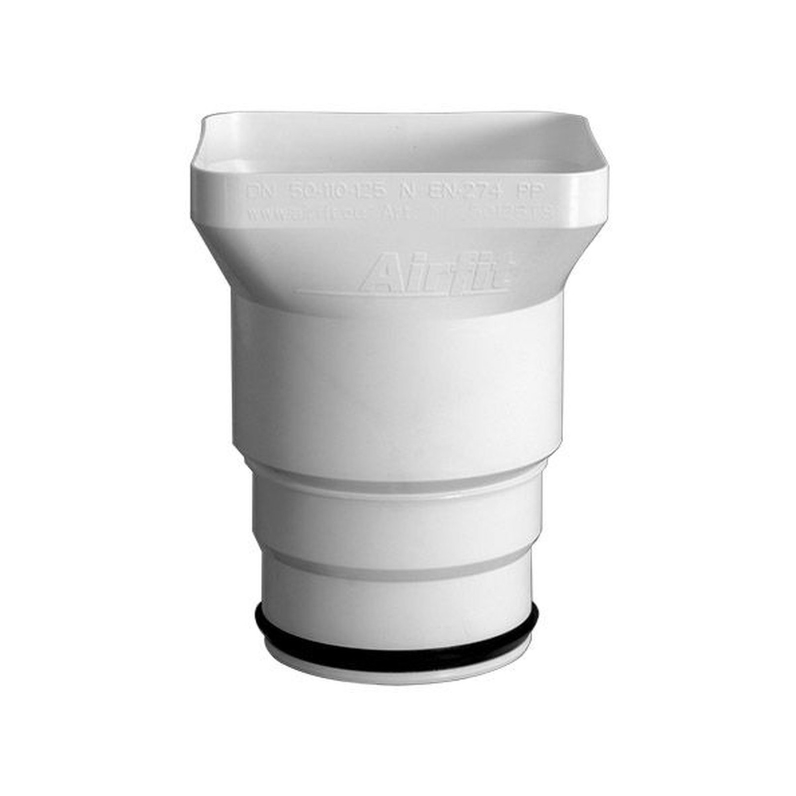 Airfit Trichtersiphon Plus DN50 DN110 DN125 vergrößerter Einlaufbereich Polypropylen 50126TS