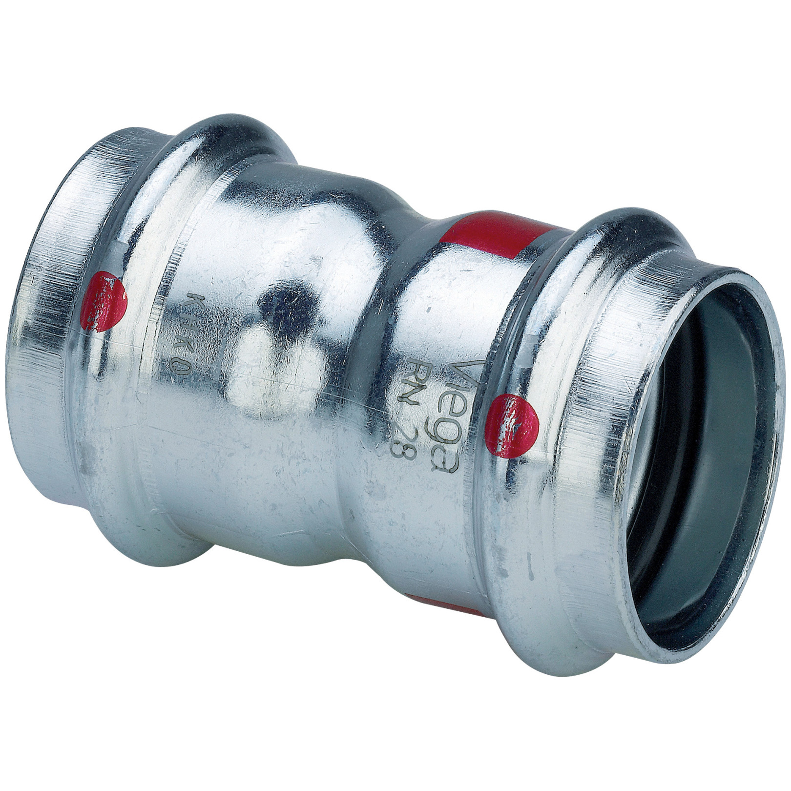 Viega Muffe Prestabo 1115 Stahl SC-Contur 54mm 558048