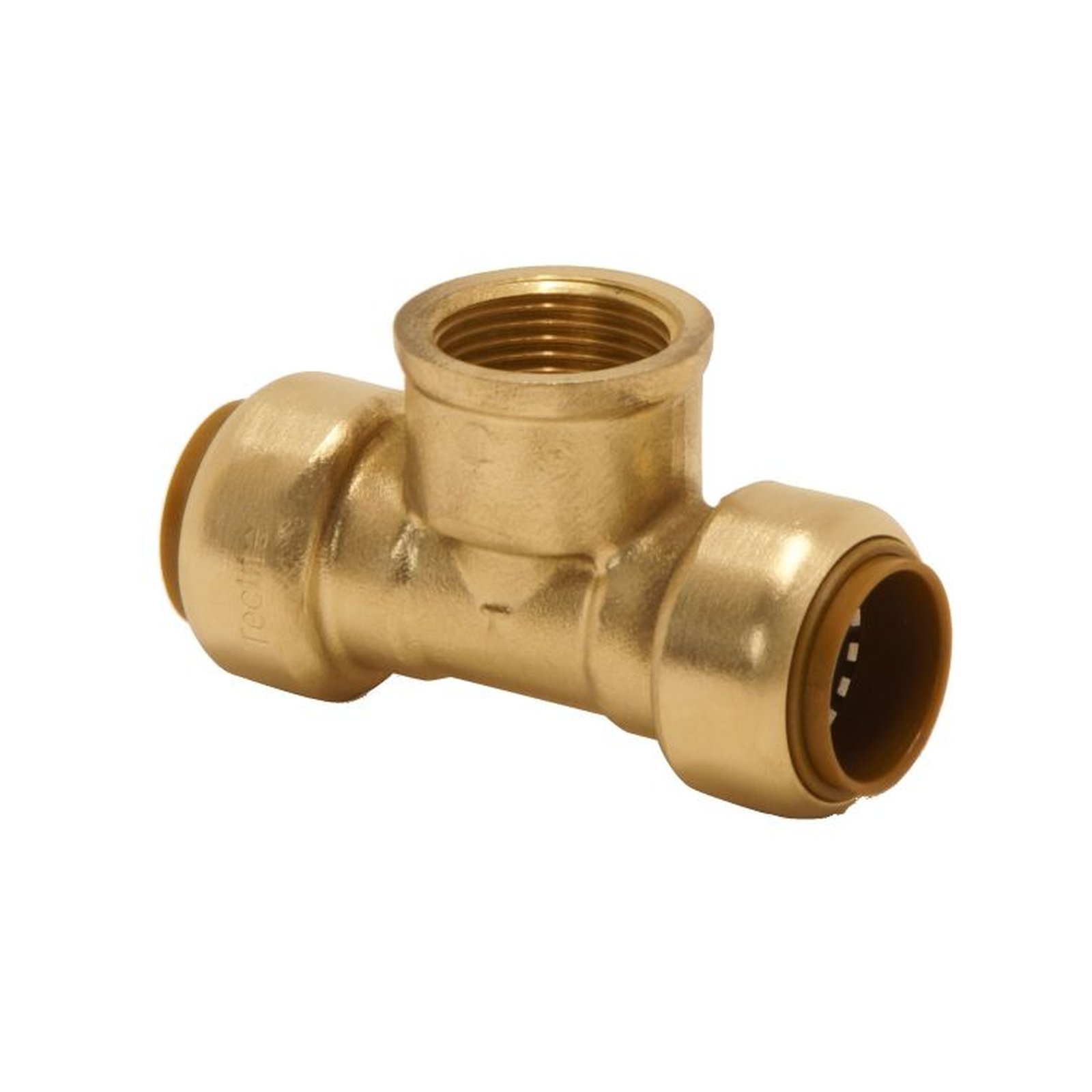 VSH Steck-T-Stück Steckfitting Tectite Classic T30 IG 15 mm x G 1/2 x 15 mm Messing DVGW 10 Stück 4750966