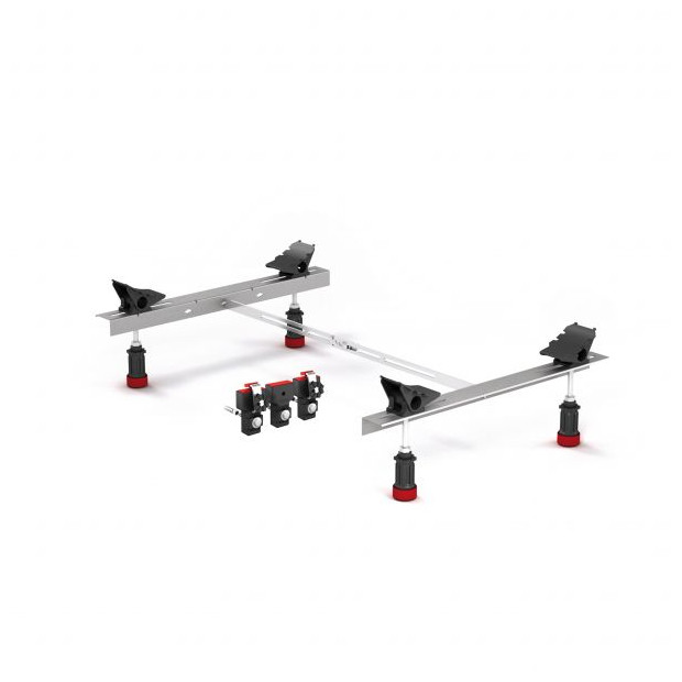 MEPA Badewannenfuss WS-Plus 110010 ADS Stahlwannen bis 180x80 schallgedaemmt 4027952003886