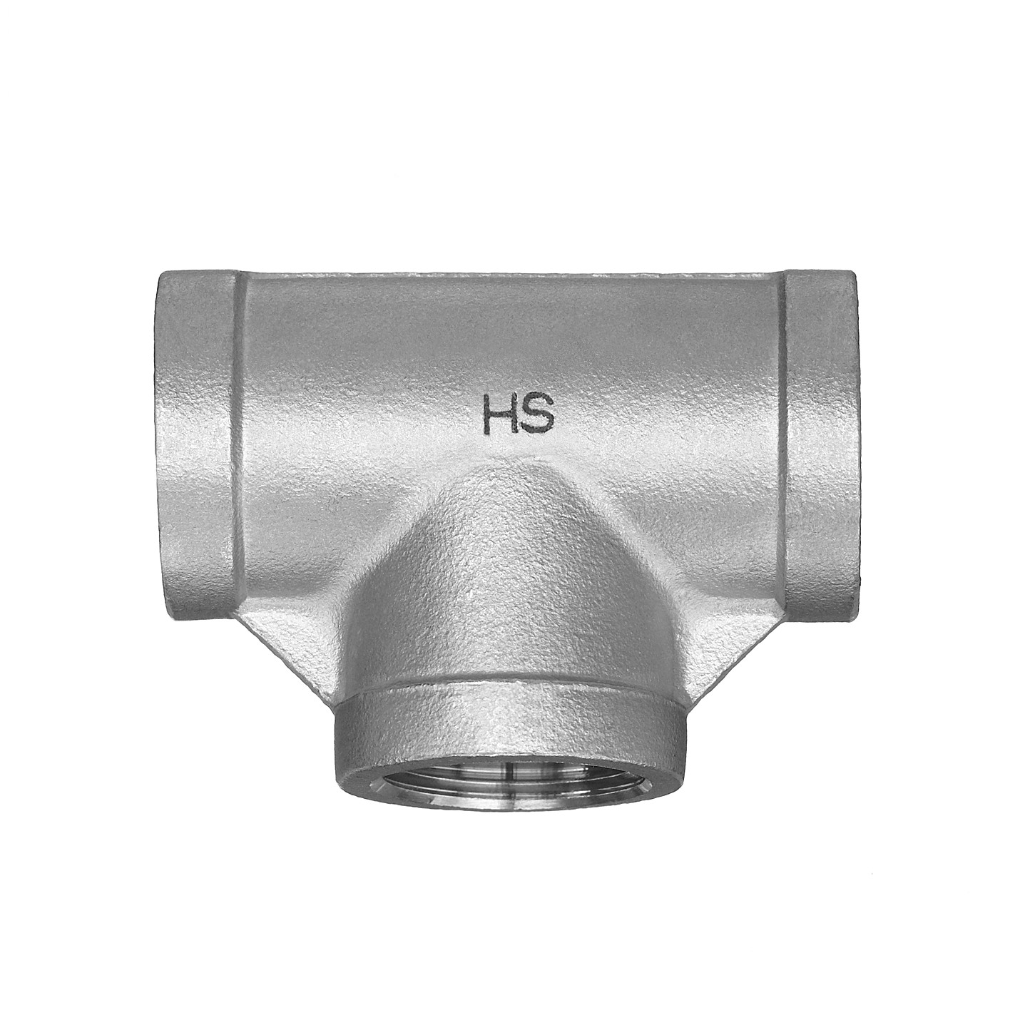 Schmidt Hermann Edelstahl T-Stück 1 Zoll V4A 90 Grad Innengewinde PN10 28130005