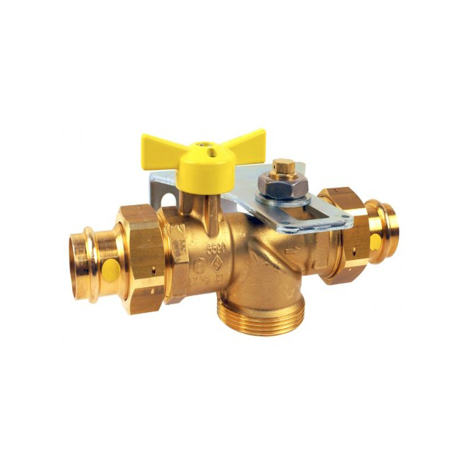 Aalberts Montageset SEPP EASY P-5290102 DN22mm Einrohrzähler Pressverschraubung 0049854
