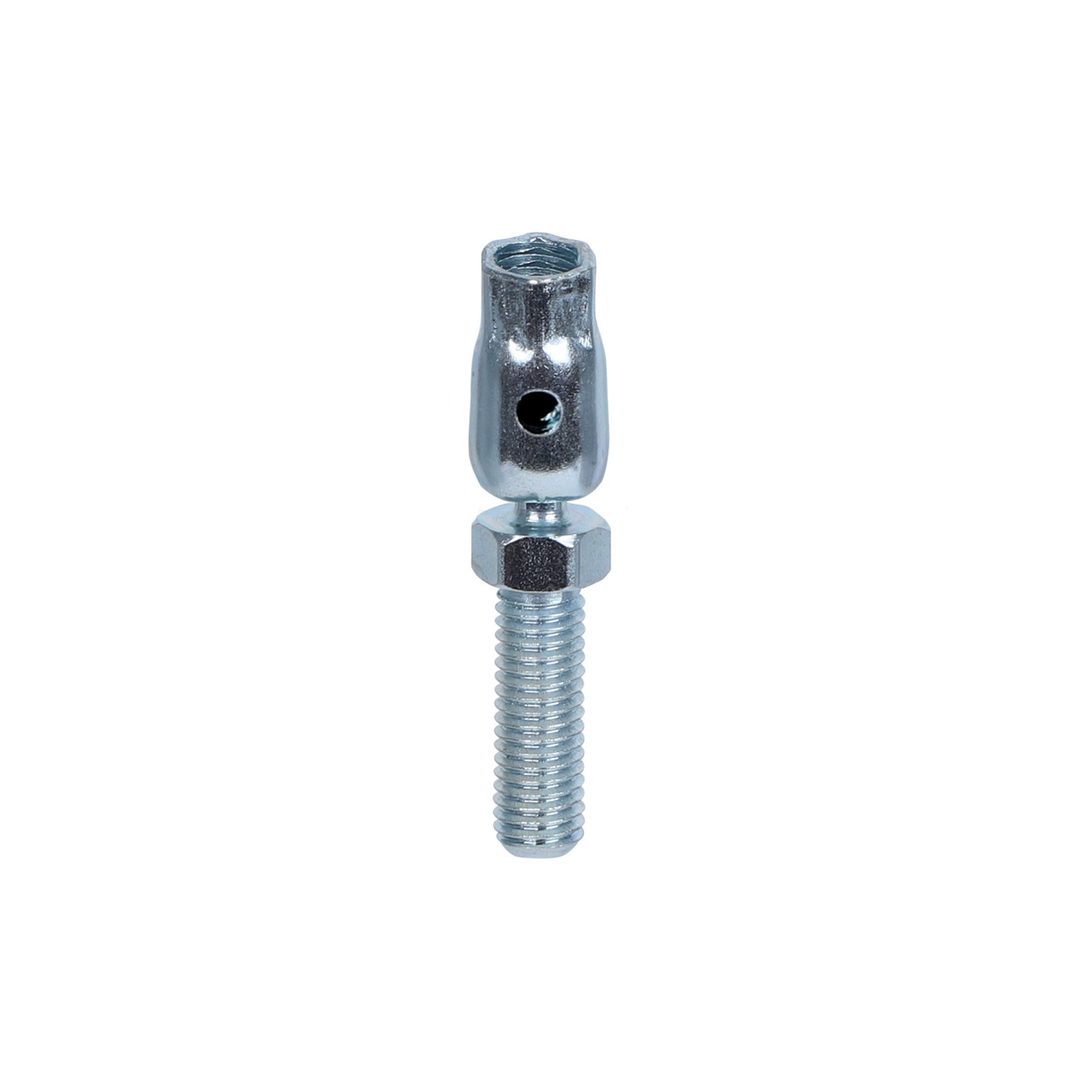 Walraven Kugelgelenk 6644010 M10x30 Stahl 1.0332 elektrolytisch verzinkt Kontrollloch einfache Höhenverstellung