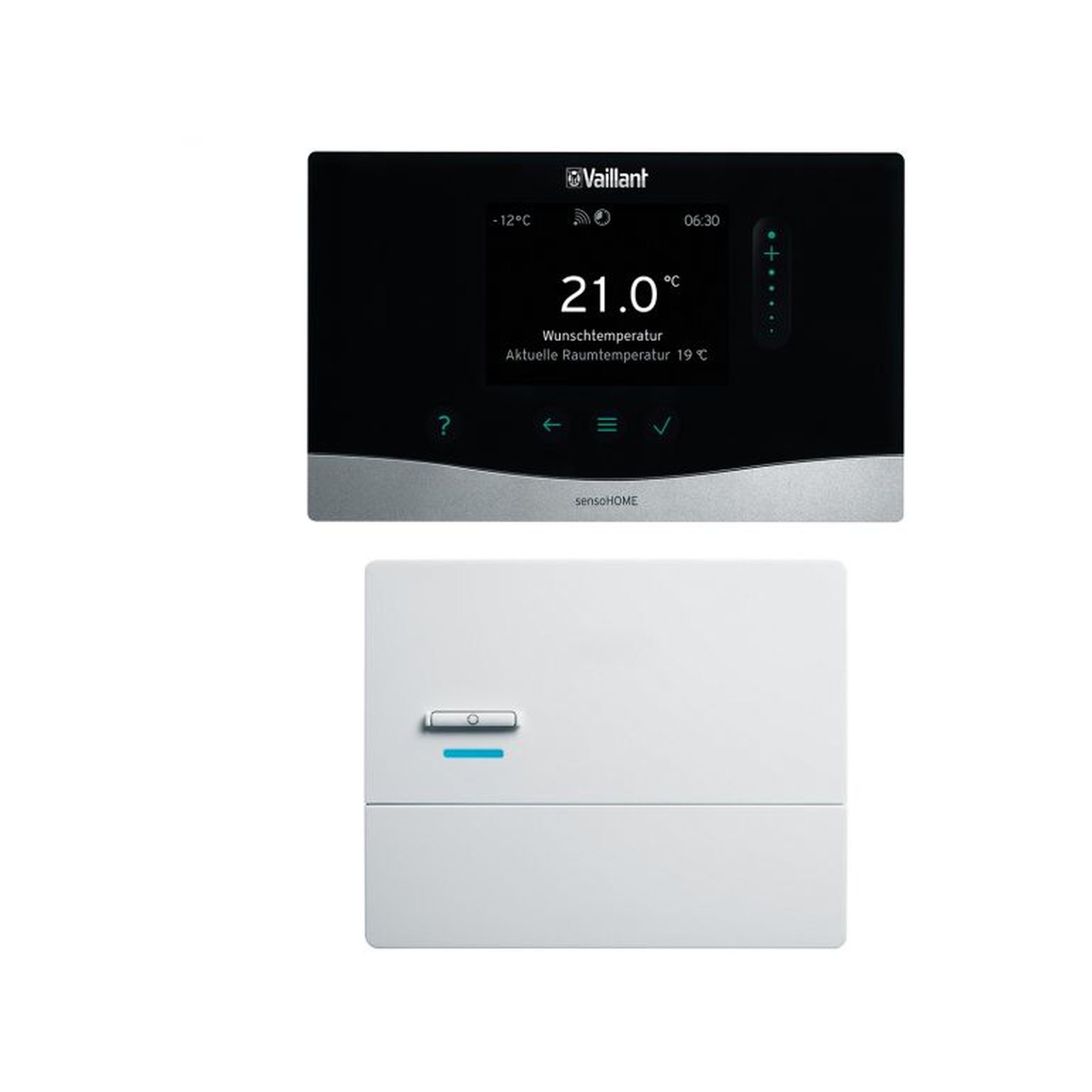Vaillant Funk-Raumtemperaturregler sensoHOME VRT 380f/2 eBUS Touchdisplay Wochenplaner 0010045487 Vaillant Funk-Raumtemperaturregler sensoHOME VRT 380f/2 eBUS Touchdisplay Wochenplaner 0010045487