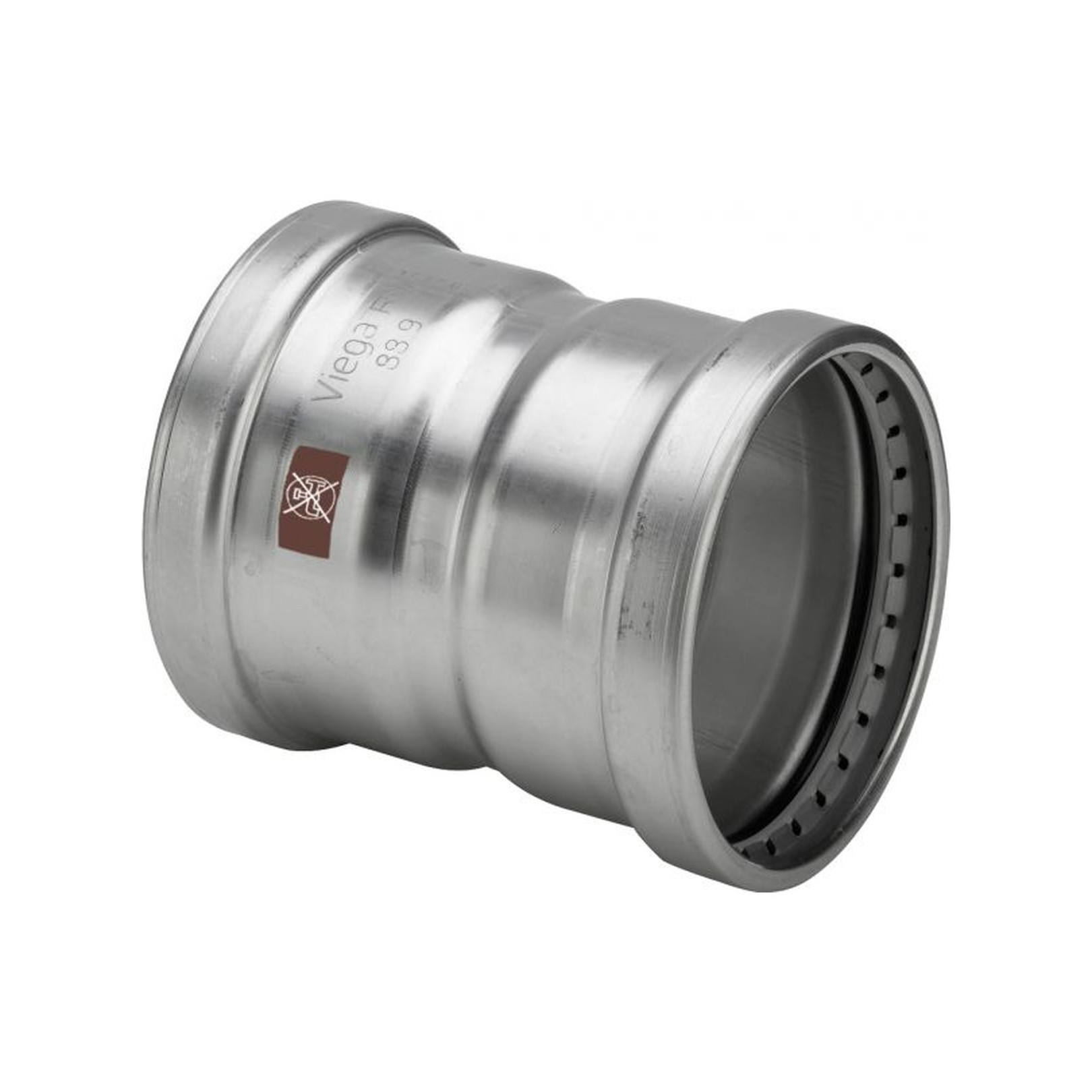 Viega Temponox XL Muffe 1715XL Edelstahl 76,1mm SC-Contur 809157