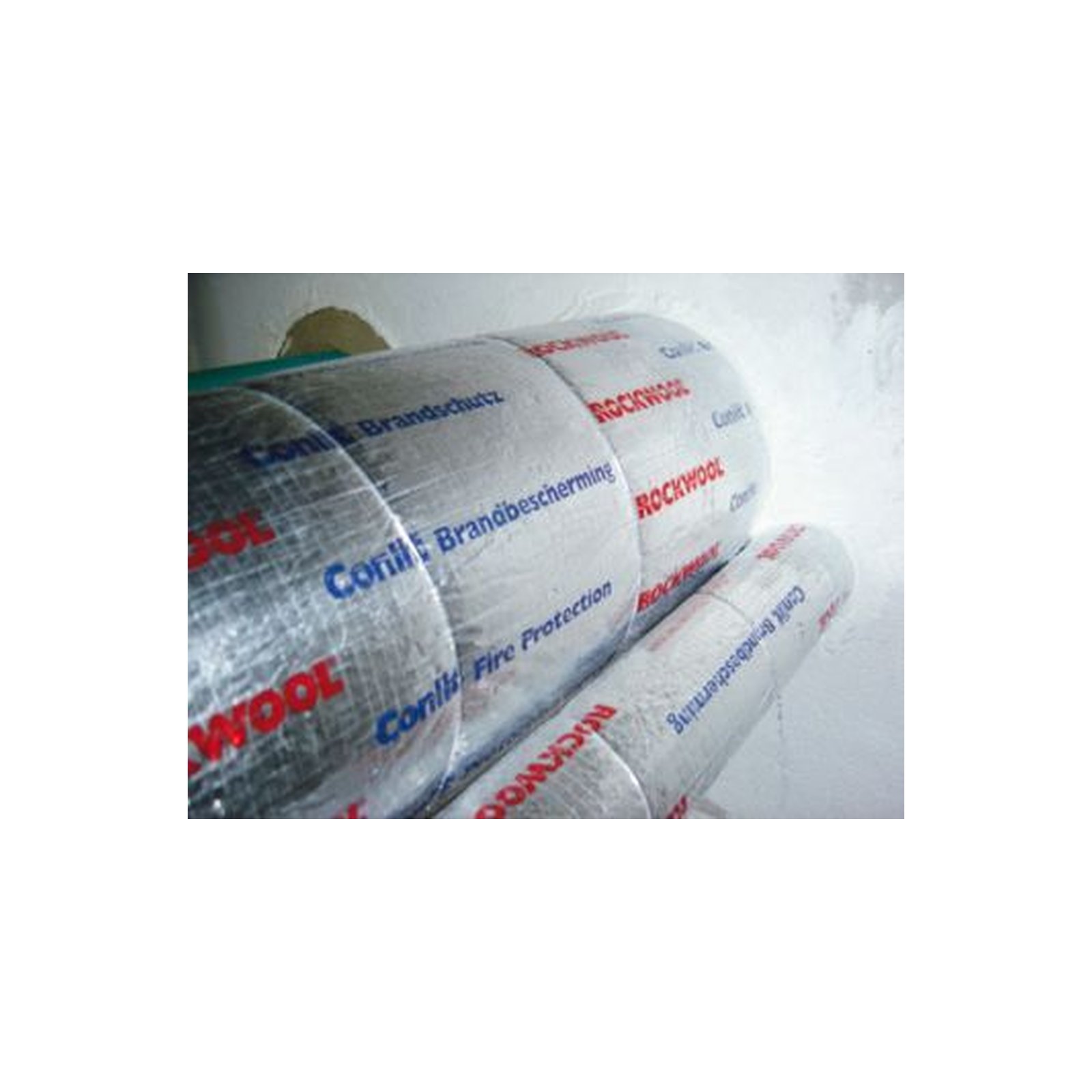 ROCKWOOL Brandschutzschale CONLIT 150U 18x21 Mineralwolle Steinwolle VPE42m 31960 ROCKWOOL Brandschutz Rohrschale Conlit 150 U Alu 1m 28 mm 26 mm Dämmstärke Hersteller-Artikelnummer 31997