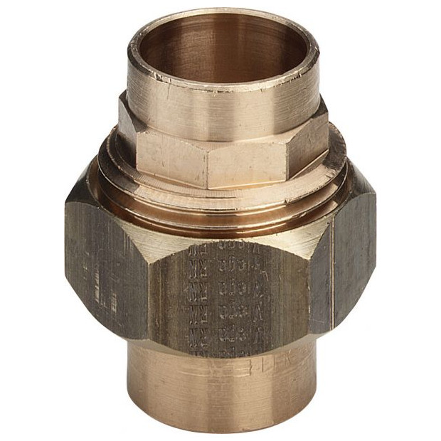 Viega Rotguss Verschraubung 94340 42mm Lötanschluss konischdichtend Mehrkant 125899