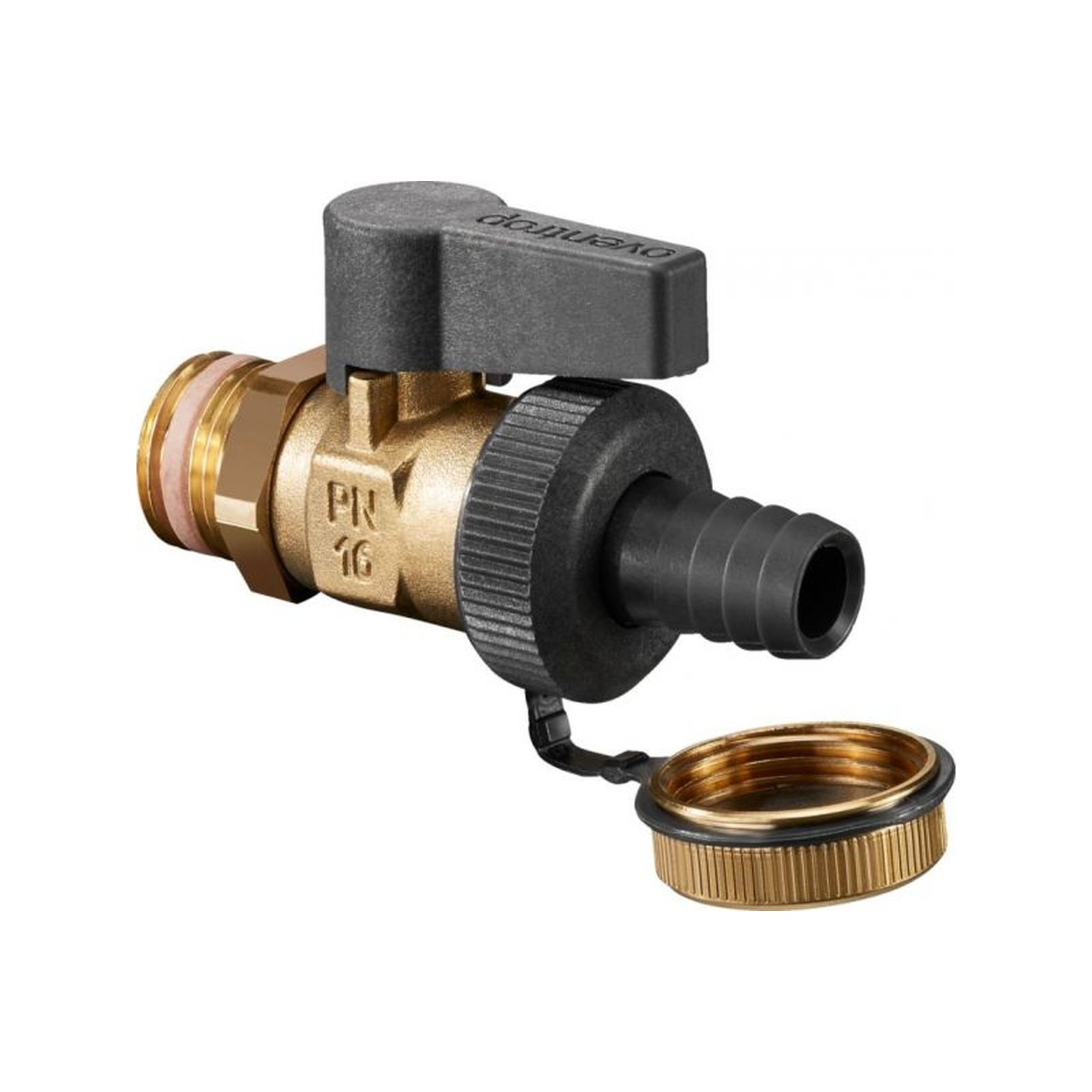 Oventrop KFE Hahn Optiflex DN15 1/2 Zoll selbstdichtend Messing Kugelhahn Hersteller-Artikelnummer 1033314