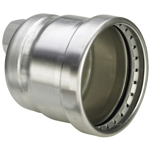 Viega Verschlusskappe Sanpress Inox 2356XLLF SC-Contur LABS-frei Edelstahl 76,1mm 666873