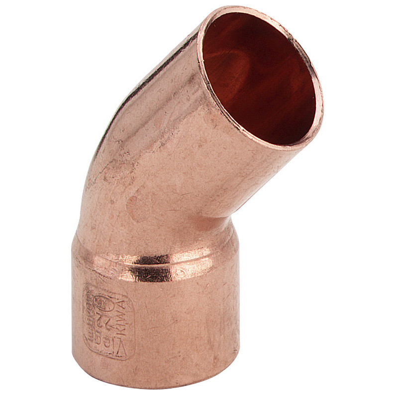 Viega Kupferbogen 95040 45 Grad 54mm 1 Muffe Lötfitting 114916