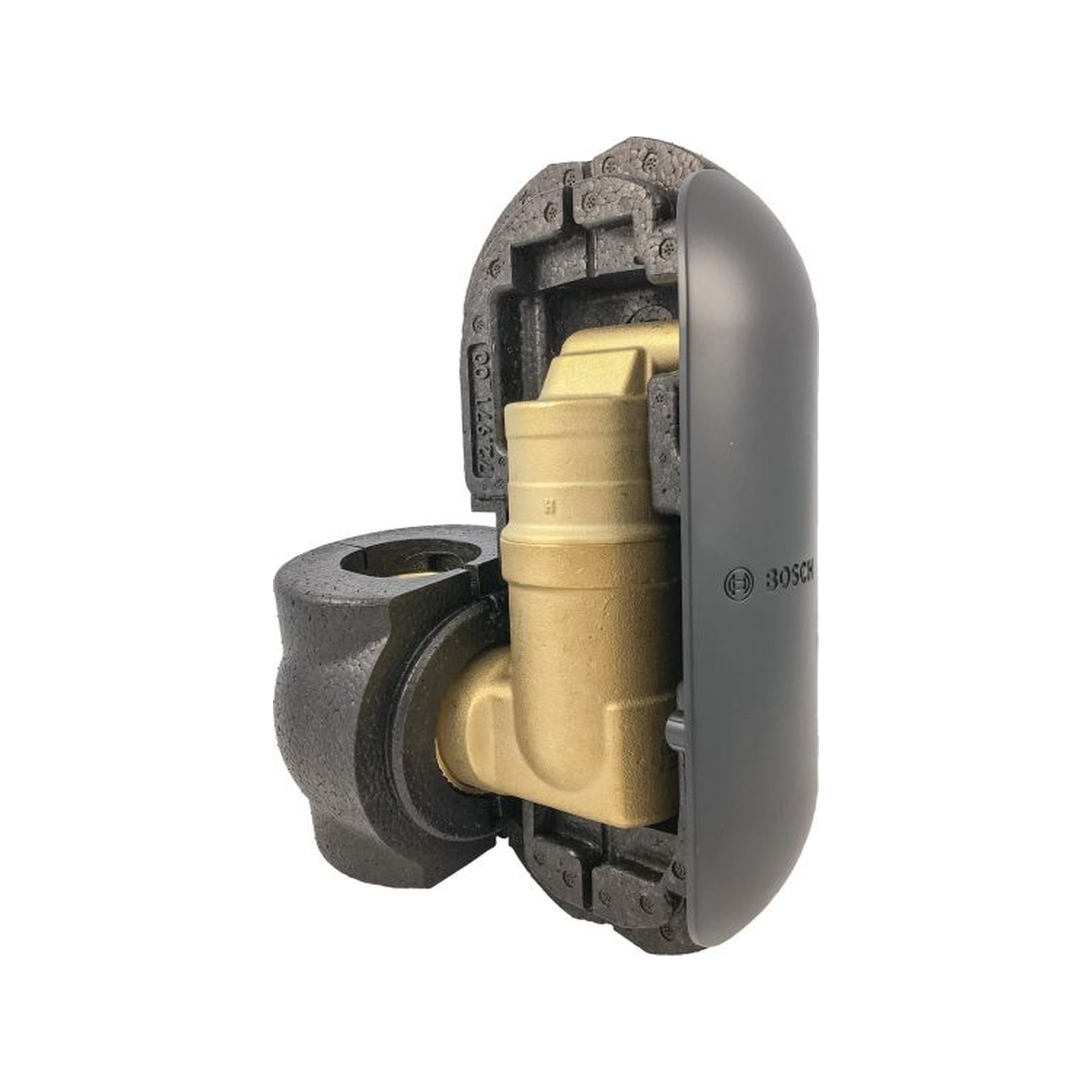 Bosch Luftabscheider H-SA32 DN32 Isolierung drehbare Anschlussverbindung 128 mm 7738330183