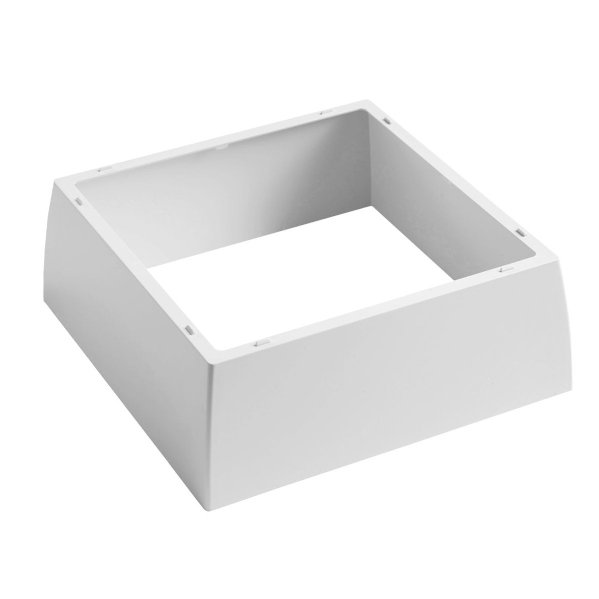 Limot Aufputzrahmen compact 298x298x105 mm weiß Abdeckrahmen Lüfterkasten 72079