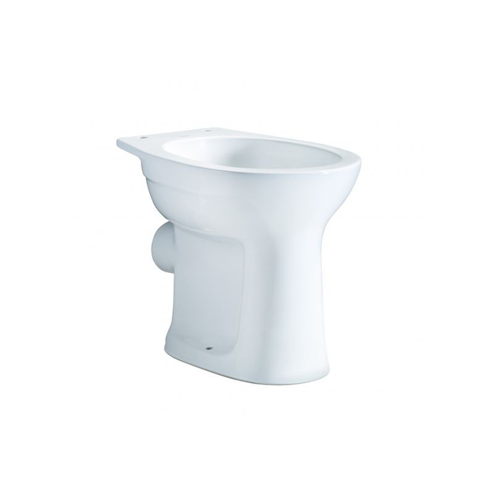 Geberit Paris 004010 Stand WC Flachspuelklosett waagerechter Abgang weiss 4010000