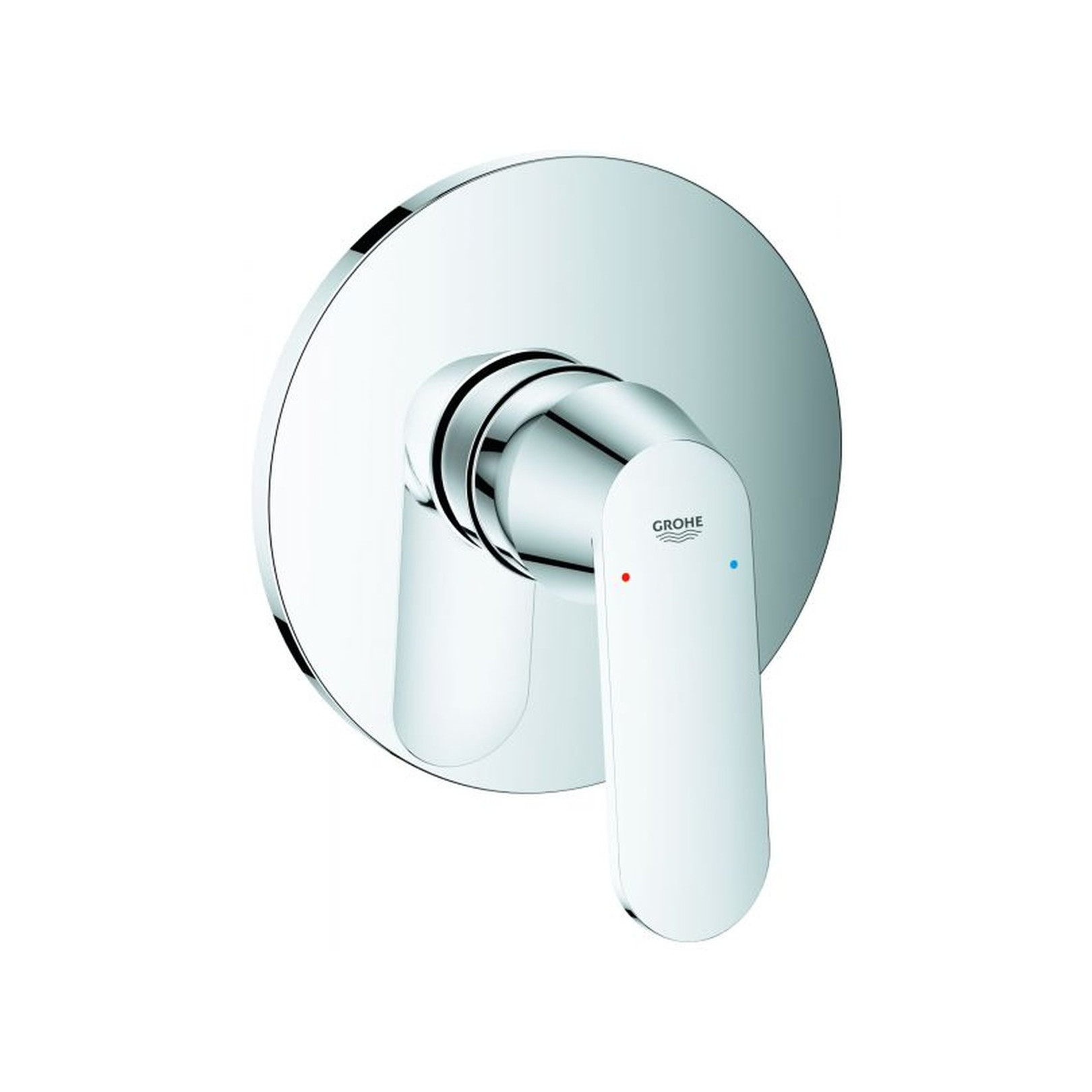 Grohe Einhebel-Brausebatterie Eurosmart C Fertigmontageset Rapido SmartBox Chrom 24044000