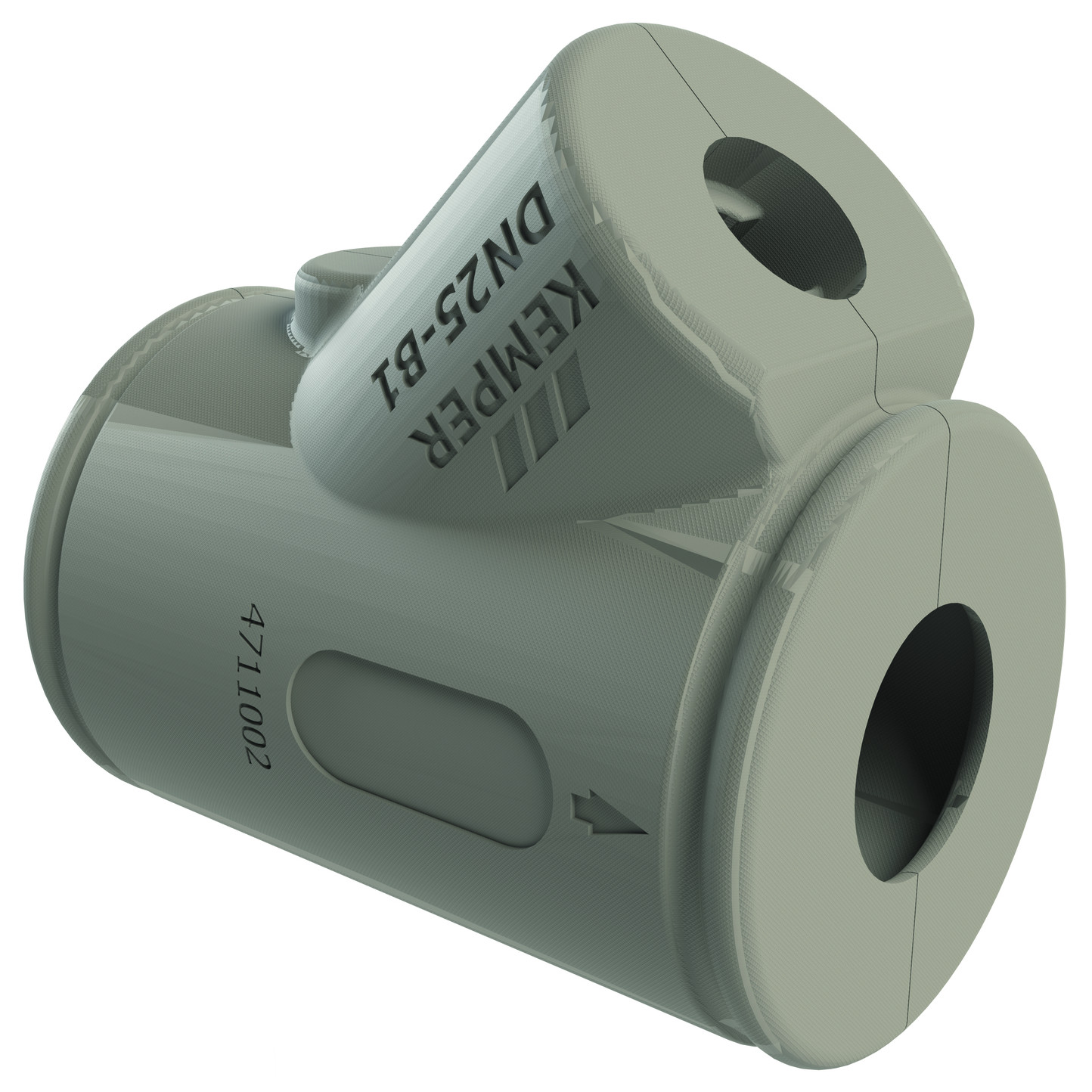 Kemper Dämmschale Schräg­sitzventil DN50 Polyethylen Verschlussclipse 4711005000