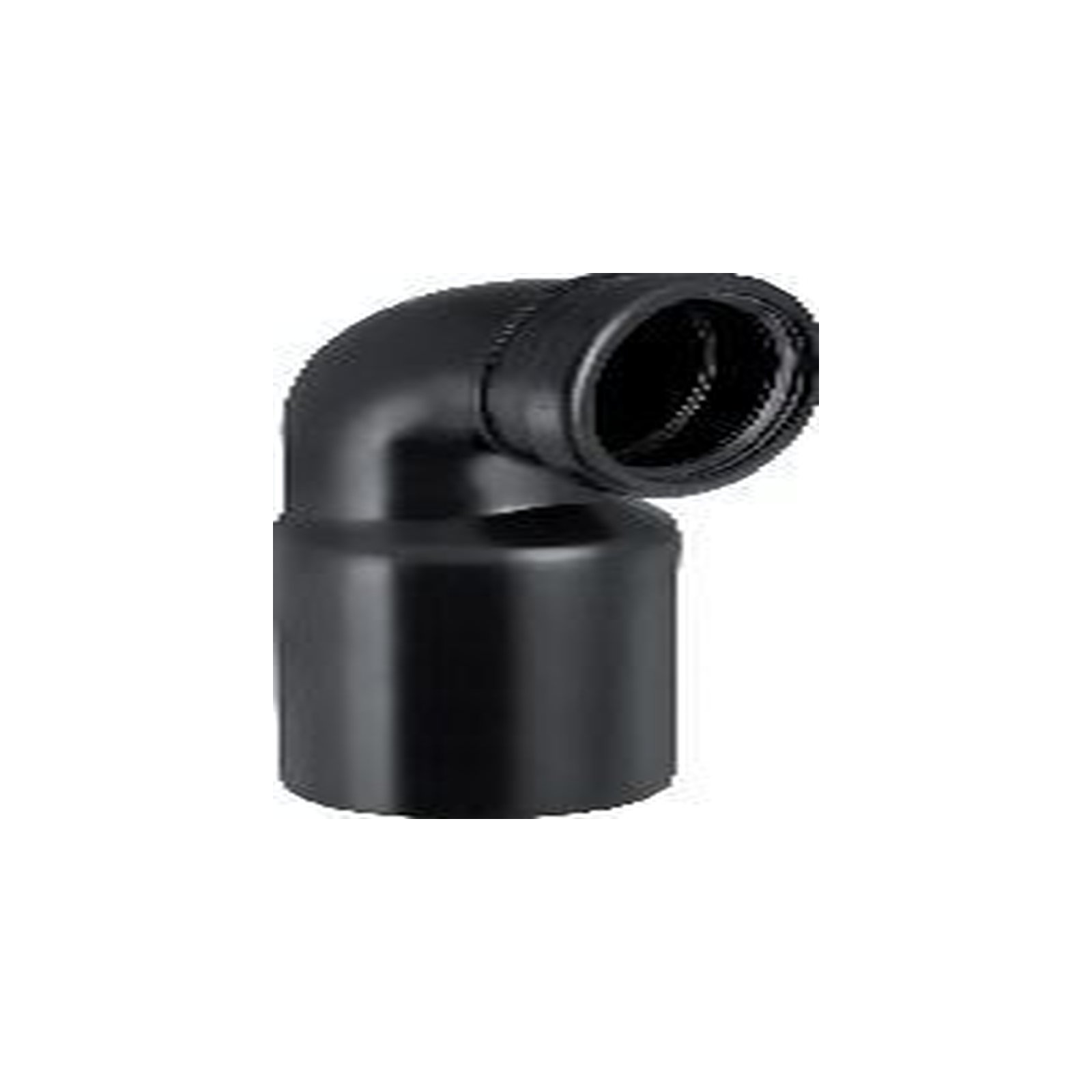 Geberit PE Anschlussbogen 90Grad Wand-WC Erweiterung d90/90 EPDM-Dichtung PE-HD 366925161